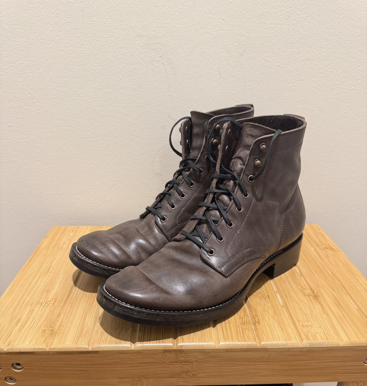 Nova Jumper Boot Maryam Dark Brown Waxed Horsebutt 6.5E 7E