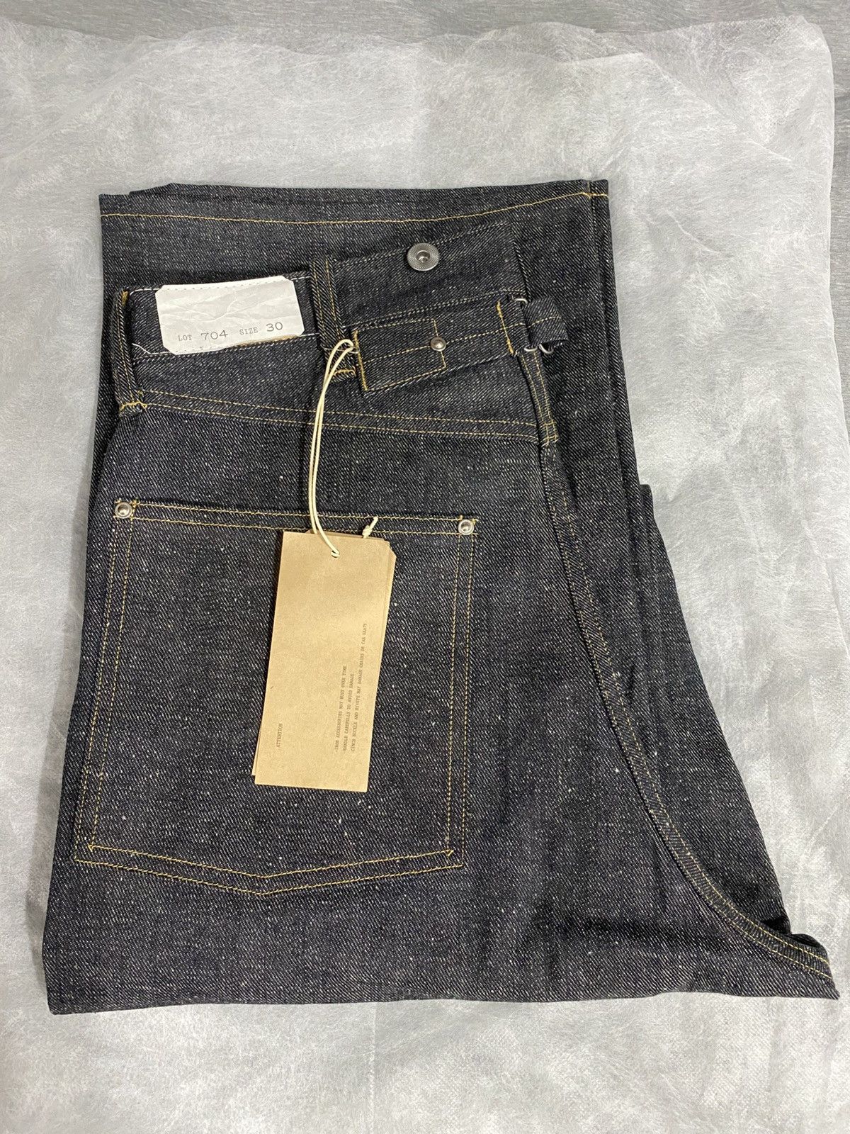 Taiga Takahashi Taiga Takahashi Lot. 704 Selvedge Denim Trousers Size US 30 / EU 46 - 1 Thumbnail