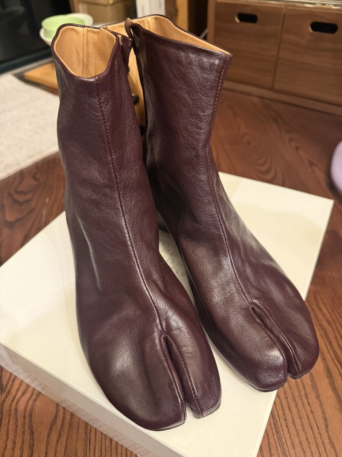 Maison Margiela Masion margiela dark purple tabi boot EU40 Size US 9 / IT 39 - 6 Thumbnail