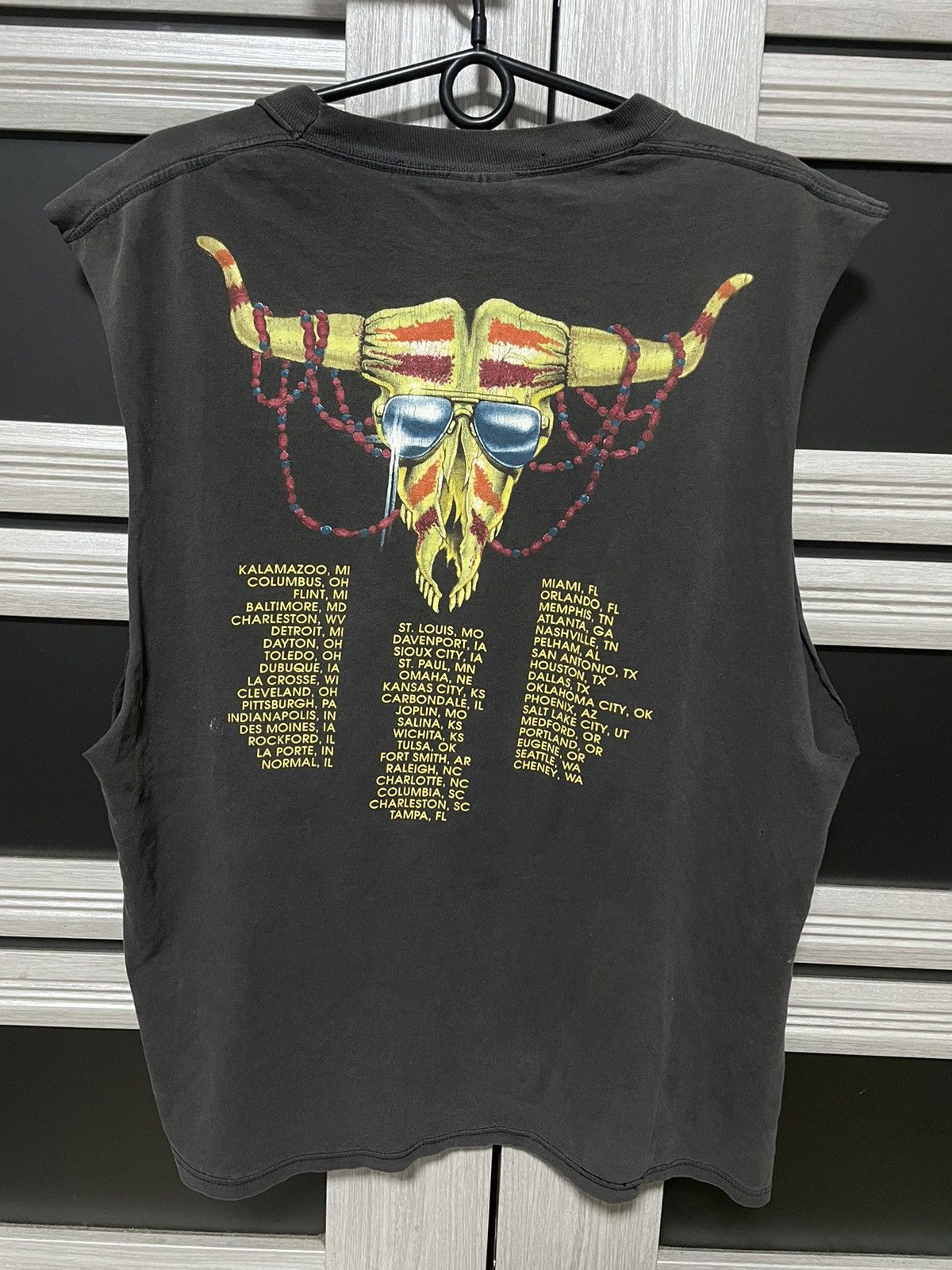 Band Tees × Vintage Vintage 1991 Great White Hooked Tour T Shirt 90s Concert Tee Size US XL / EU 56 / 4 - 4 Thumbnail