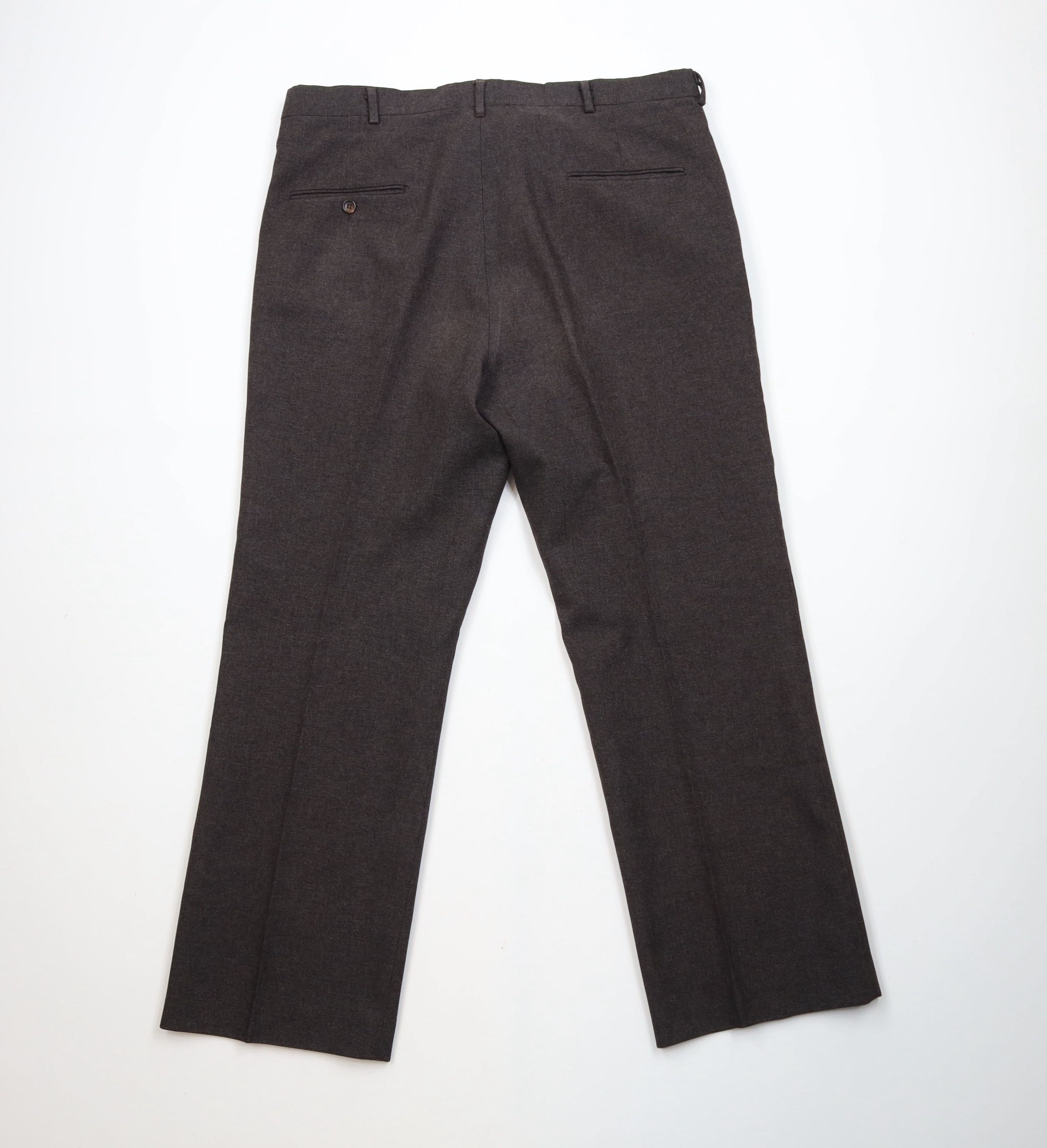 Vintage Vintage 70s Streetwear Flared Wide Leg Chino Pants Brown USA Size US 36 / EU 52 - 10 Thumbnail