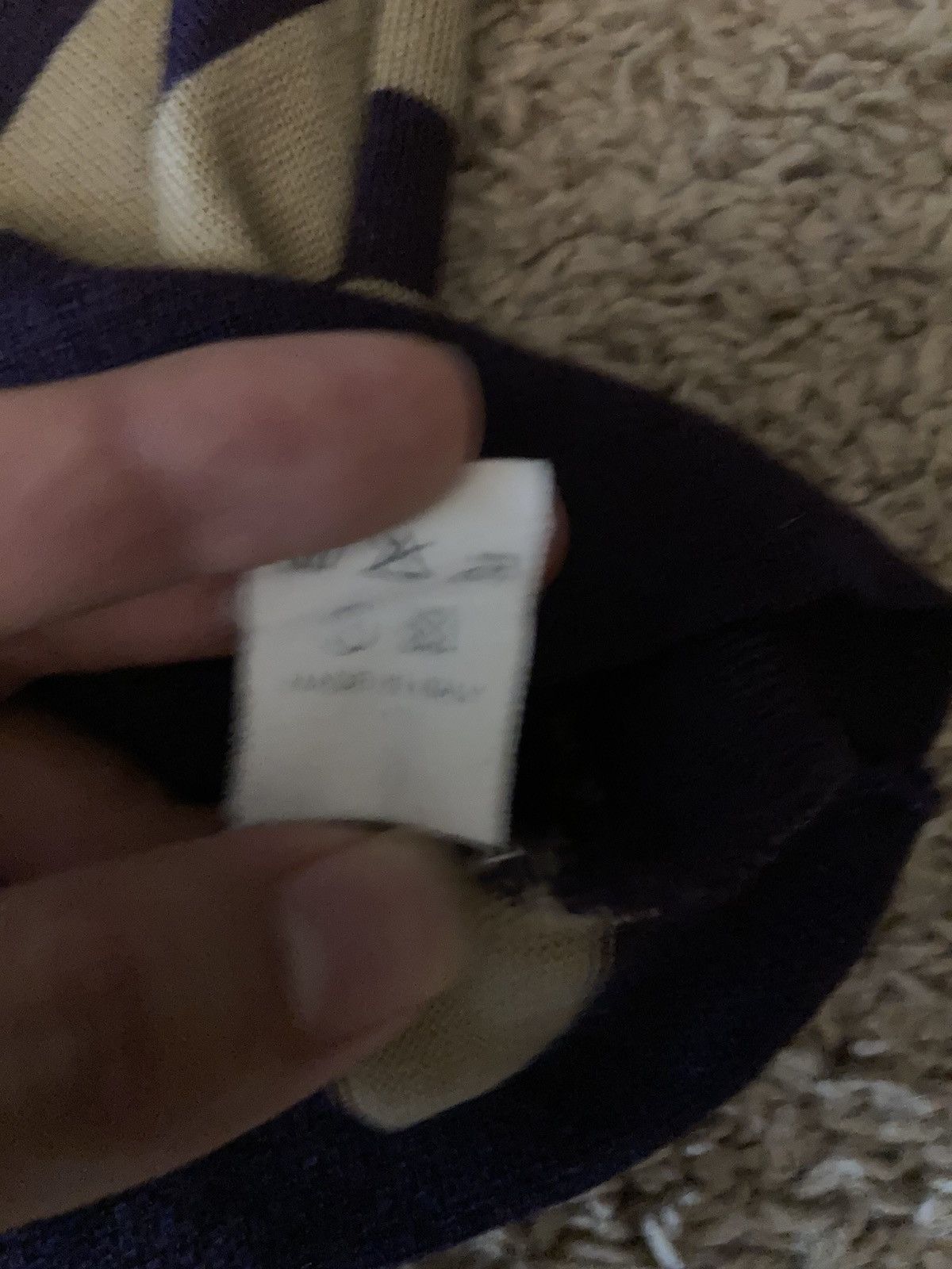 Other 90s Martin Van Massenhove Belgian Designer Striped Knit 1999 Size US XL / EU 56 / 4 - 7 Thumbnail