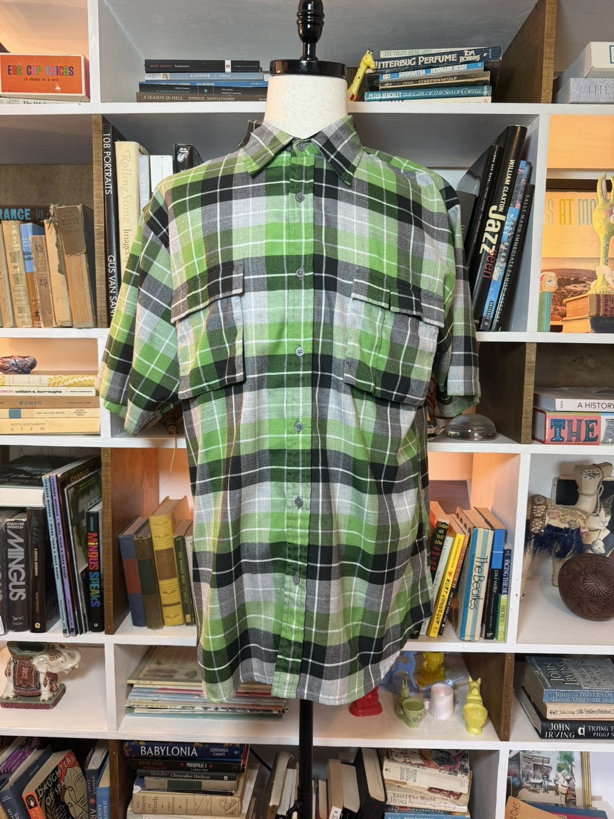 Vintage checkered button up y2k vintage Size US XL / EU 56 / 4 - 1 Thumbnail