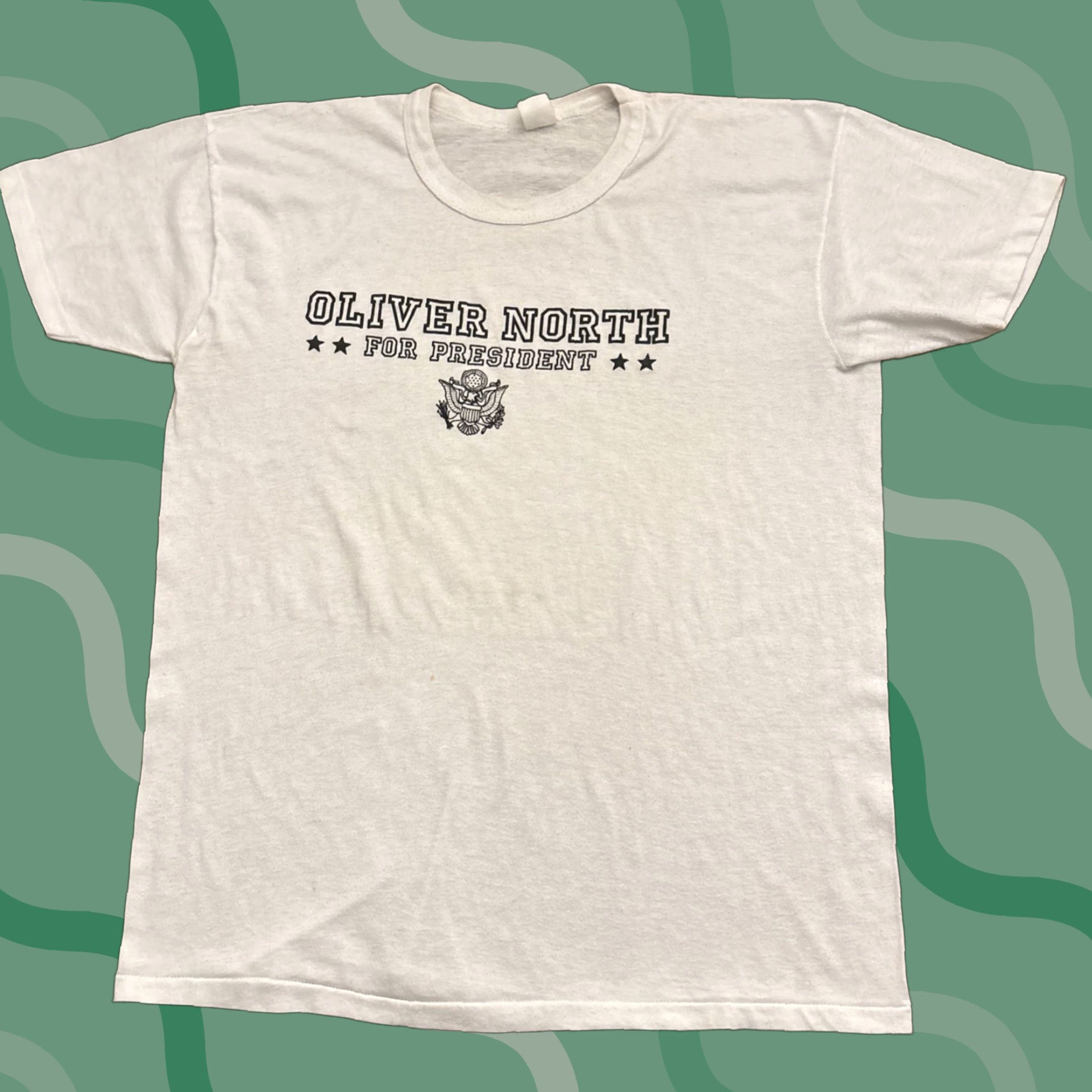 Vintage VINTAGE Single Stitch Oliver North NRA T-Shirt Adult XL White Mens Size US XL / EU 56 / 4 - 1 Thumbnail