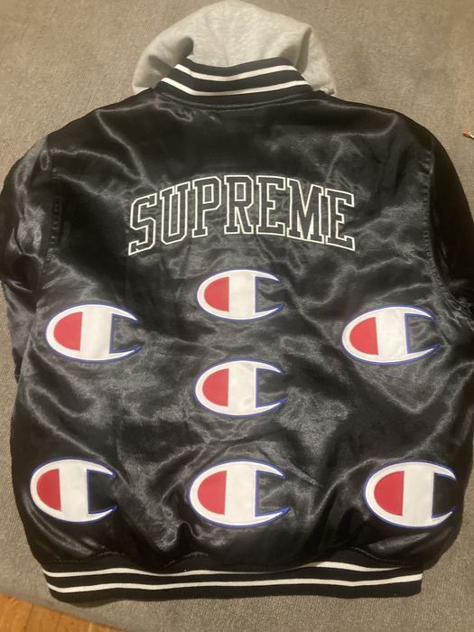 Jacket supreme hot sale x champion