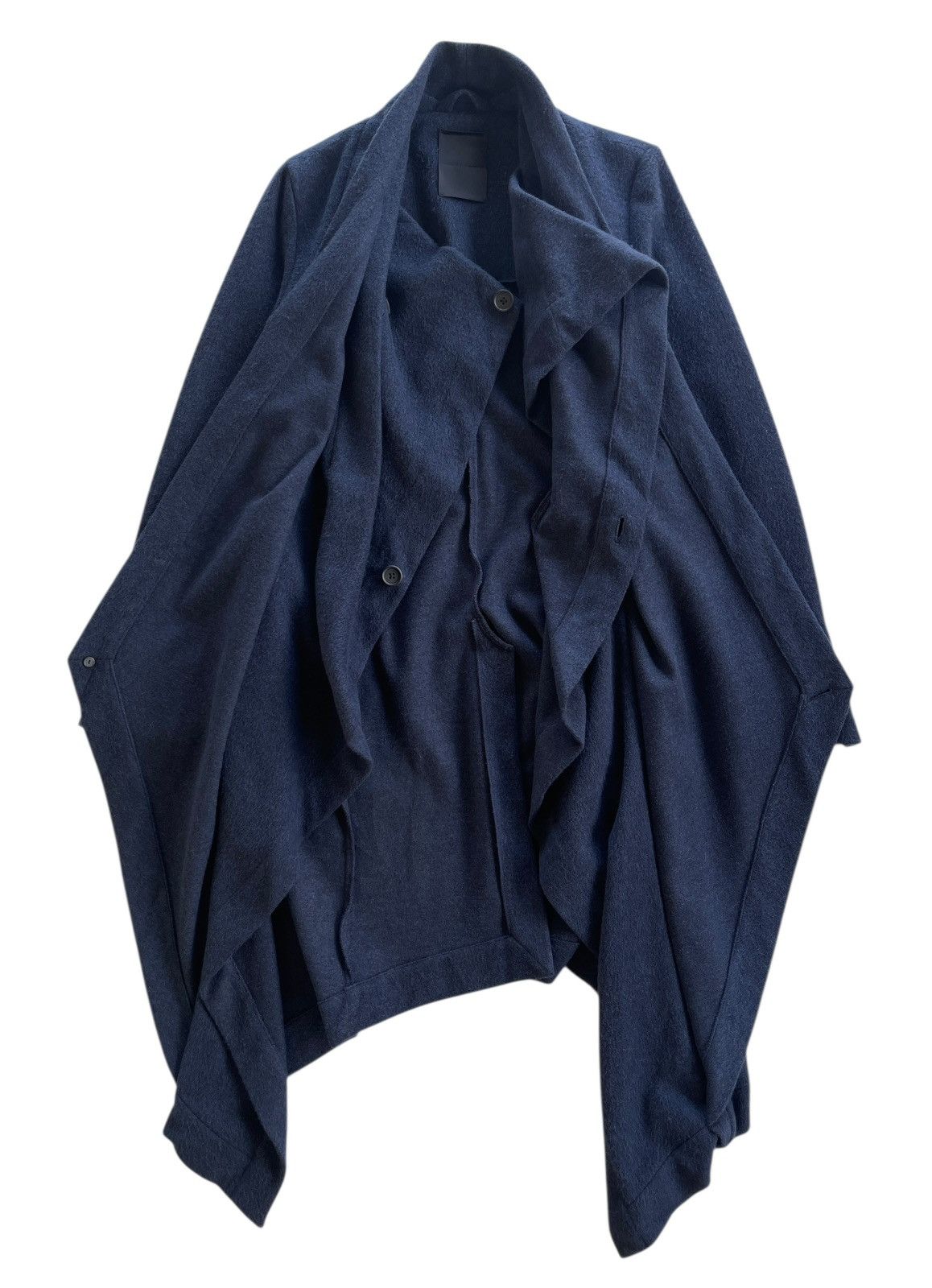 Japanese Brand Divka Japan Asymmetrical Layered Jacket Size S / US 4 / IT 40 - 3 Thumbnail
