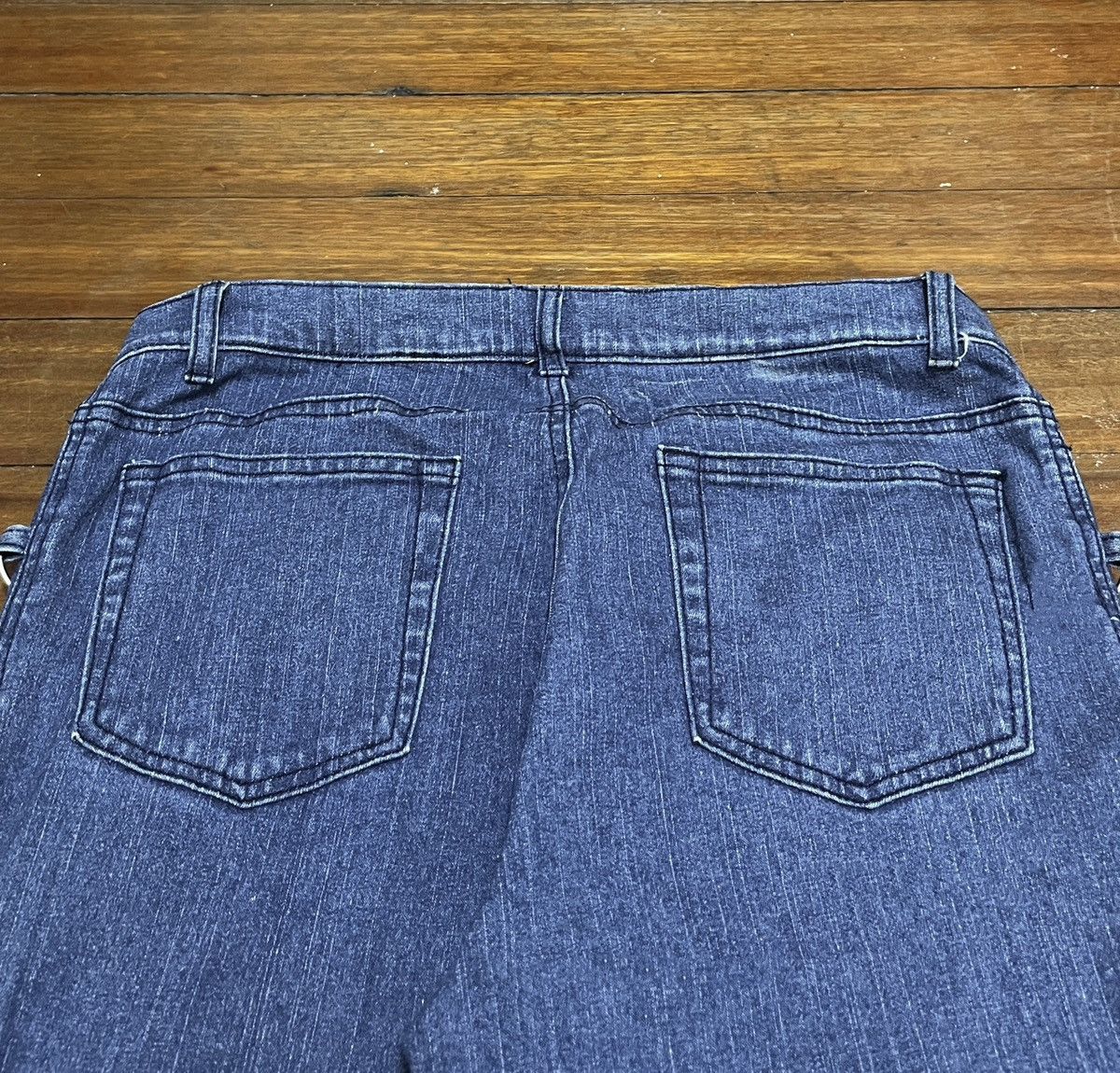 If Six Was Nine × Japanese Brand × Vintage Rare Design Vintage Brand John Barer Hollow Ring Jeans 2000s Size US 32 / EU 48 - 4 Thumbnail