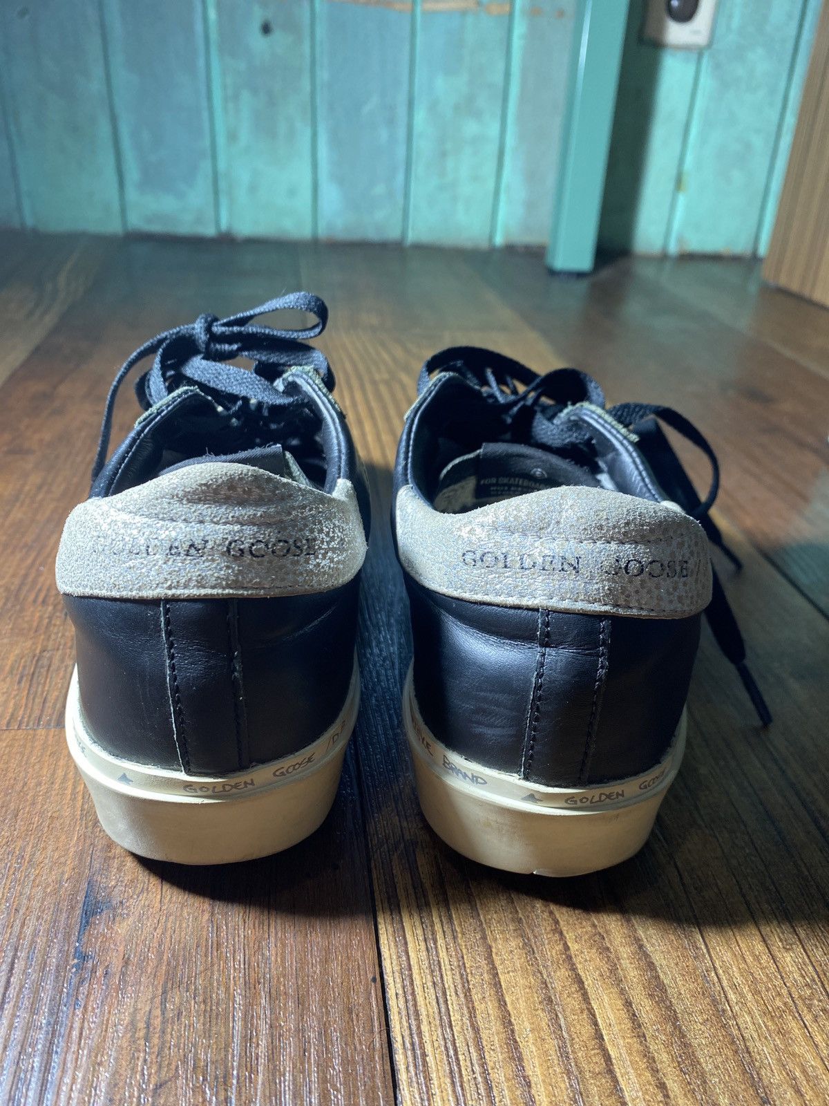 Golden Goose Golden Goose Hi Star Black Silver Size US 5 / IT 35 - 3 Thumbnail