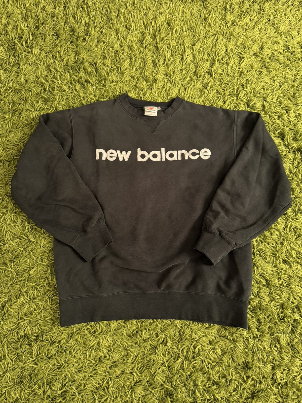 New Balance VINTAGE EMBROIDERED NEW BALANCE CREWNECK Size US L / EU 52-54 / 3 - 1 Thumbnail
