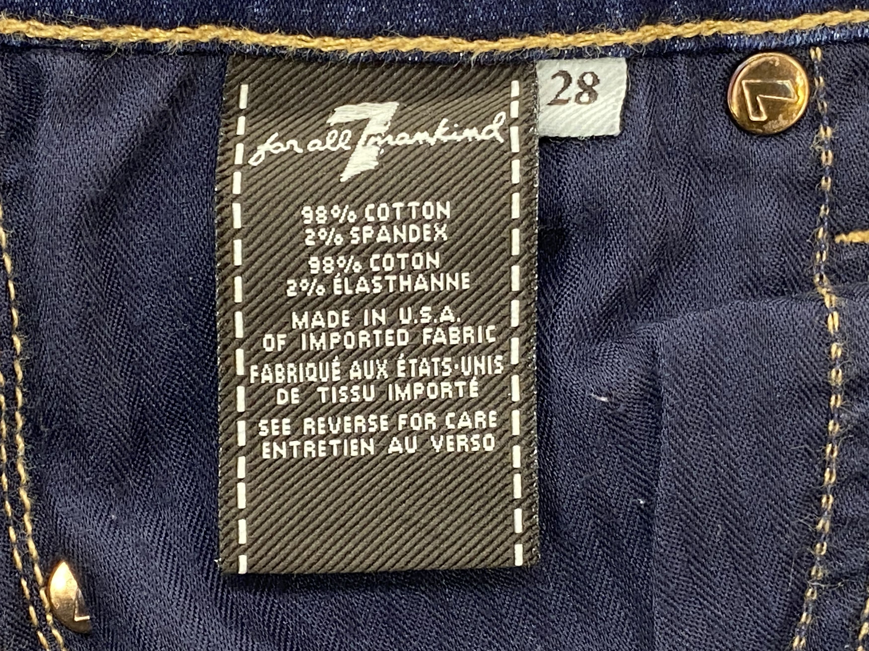 7 For All Mankind 7 For all mankind Skinny Jeans Size 28" / US 6 / IT 42 - 10 Thumbnail