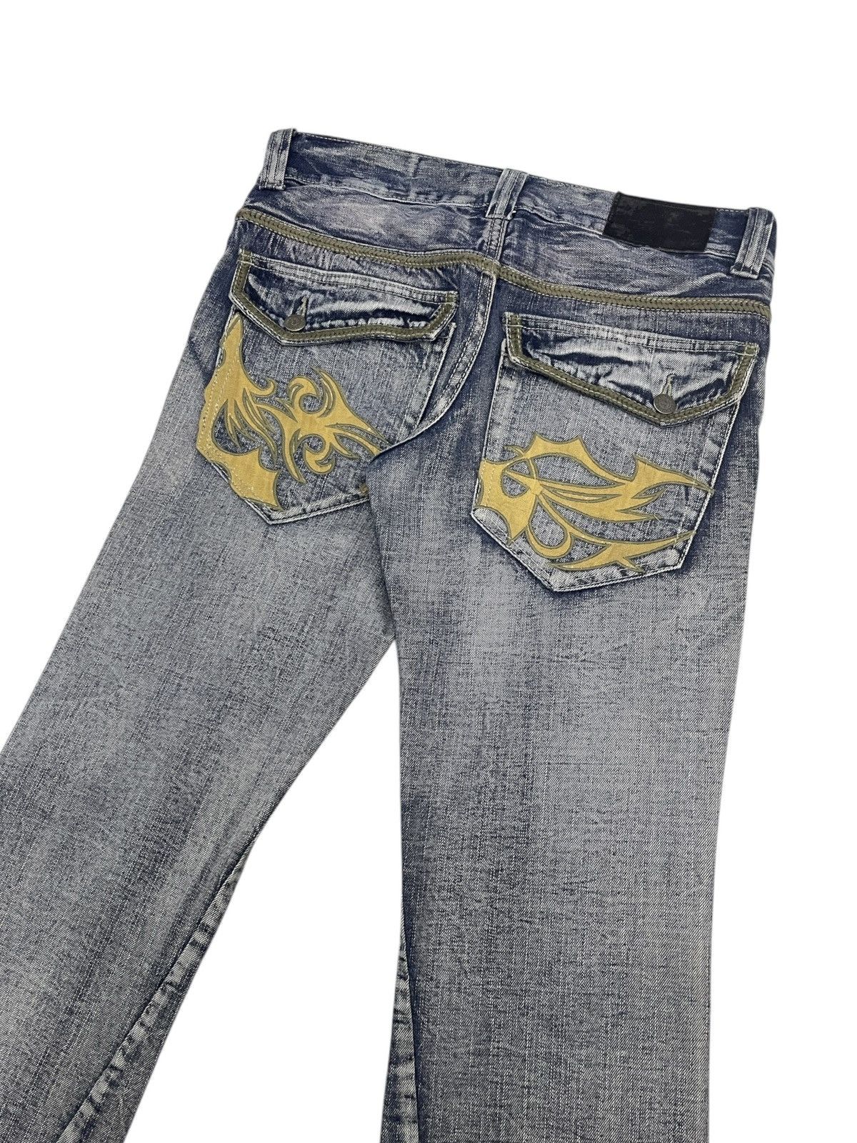 Hysteric Glamour Tornado Mart Japan Flare Jeans Distressed Size US 32 / EU 48 - 1 Thumbnail