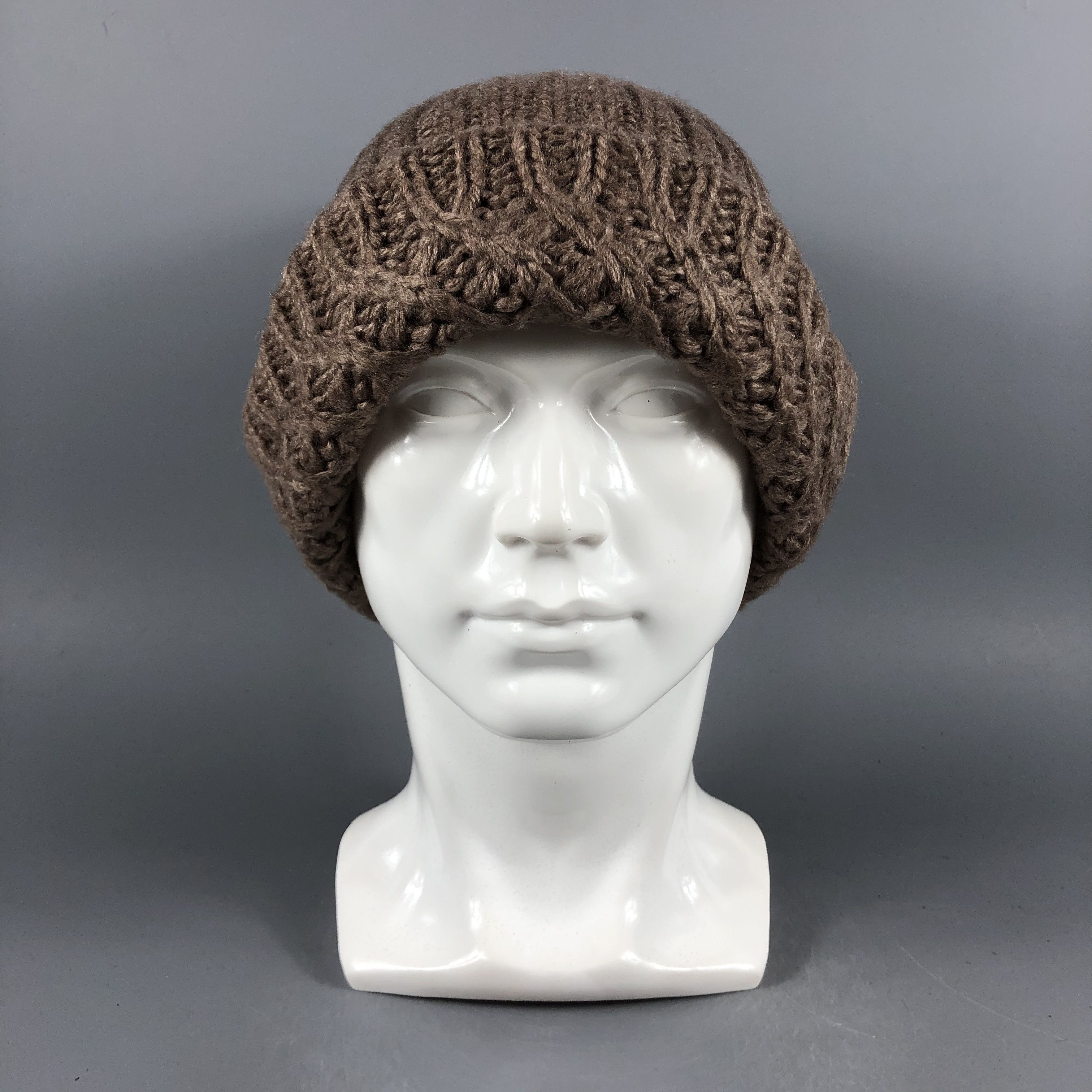 Japanese Brand × Vintage Japanese Brand Brown Beanie Snow Hat Snow Cap -D1298 Size ONE SIZE - 2 Thumbnail