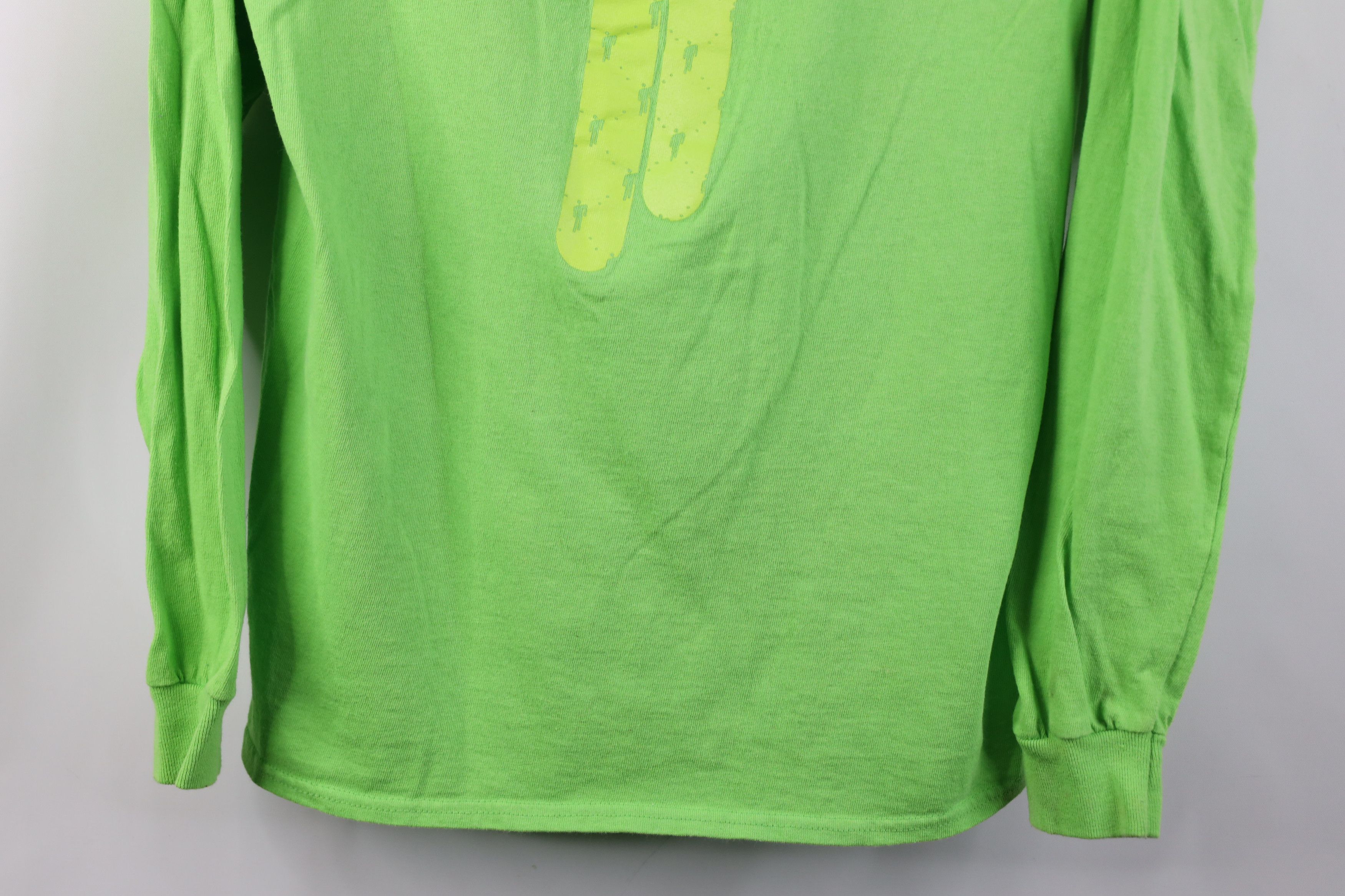 Vintage Billie Eilish Band Tour Long Sleeve T-Shirt Cotton Lime Size M / US 6-8 / IT 42-44 - 3 Thumbnail