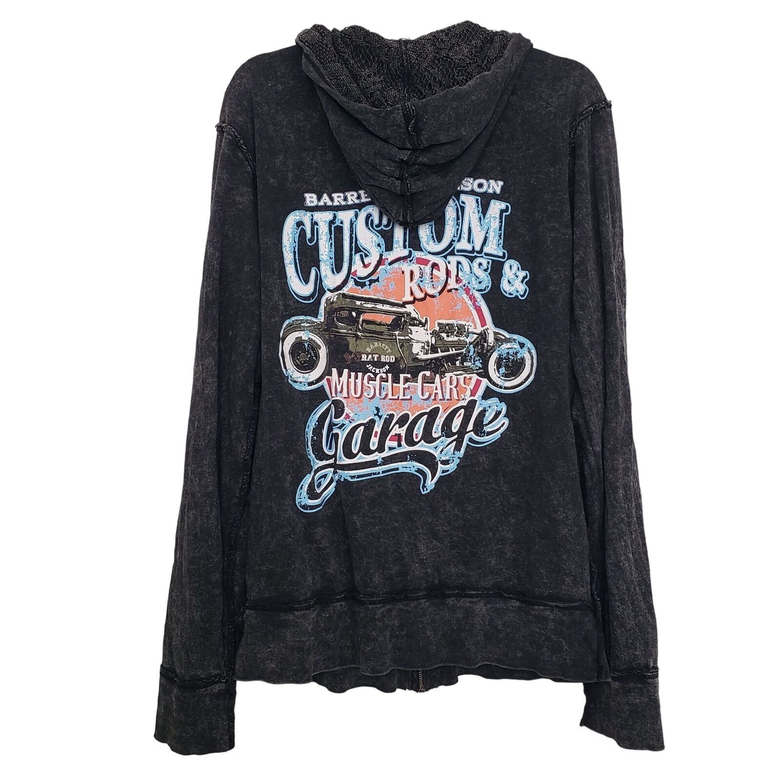 Designer Barrett Jackson Lace Distressed Reversible Jacket Womens M Size M / US 6-8 / IT 42-44 - 14 Thumbnail