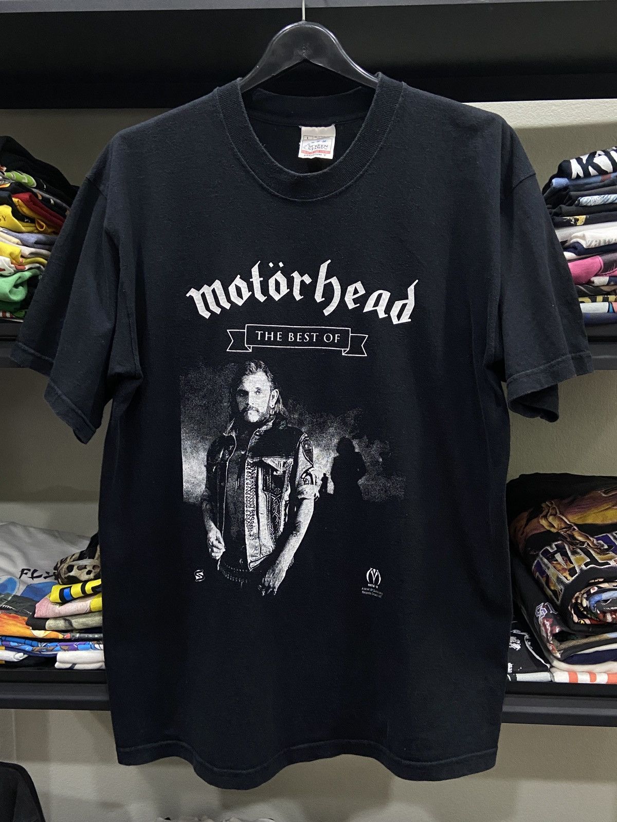 Band Tees × Vintage Vintage 90s Motörhead Band Lemmy Heavy Metal TOUR T-SHIRT Size US L / EU 52-54 / 3 - 1 Thumbnail
