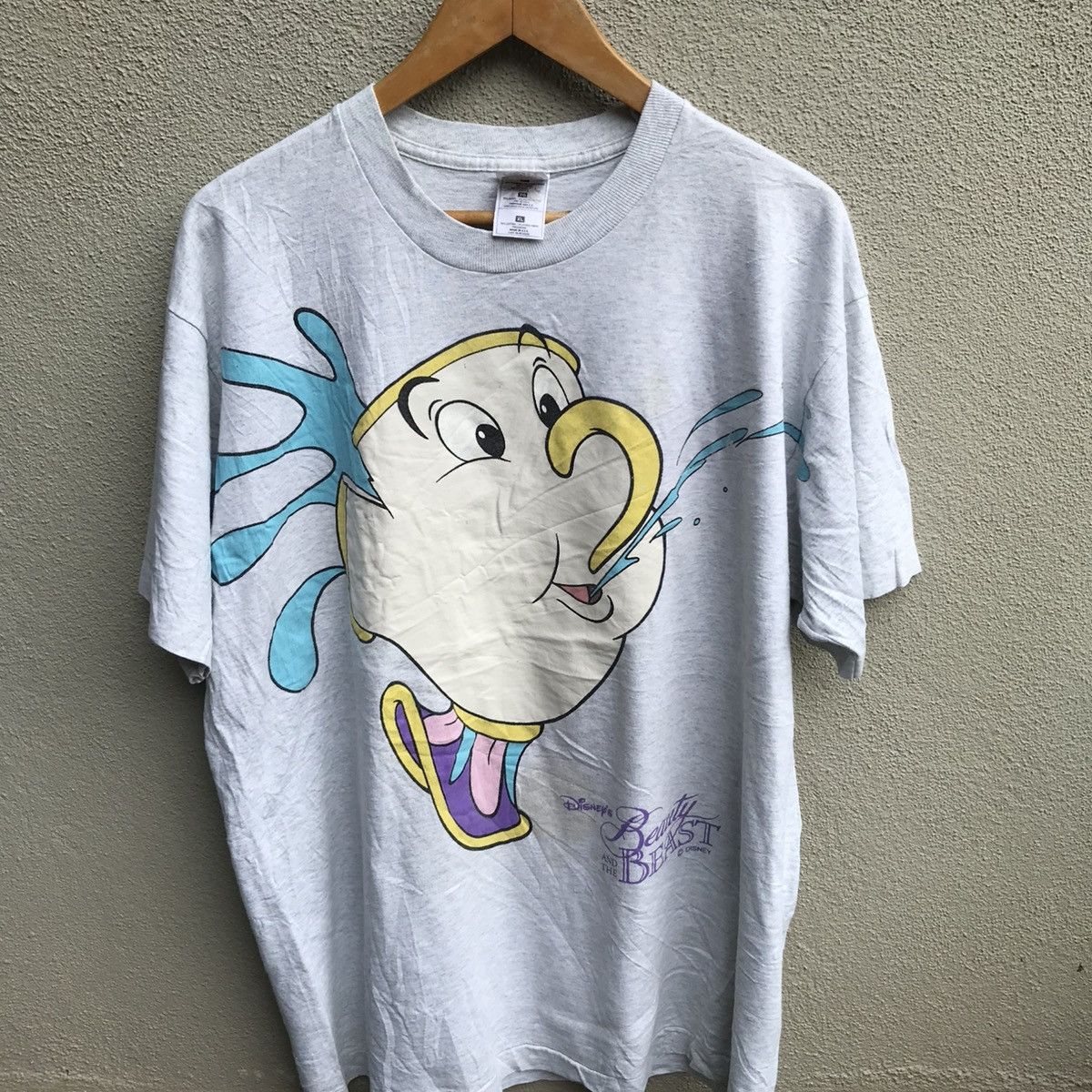 Disney Vintage rare 90s BEAUTY & THE BEAST movie disney Size US XL / EU 56 / 4 - 2 Thumbnail