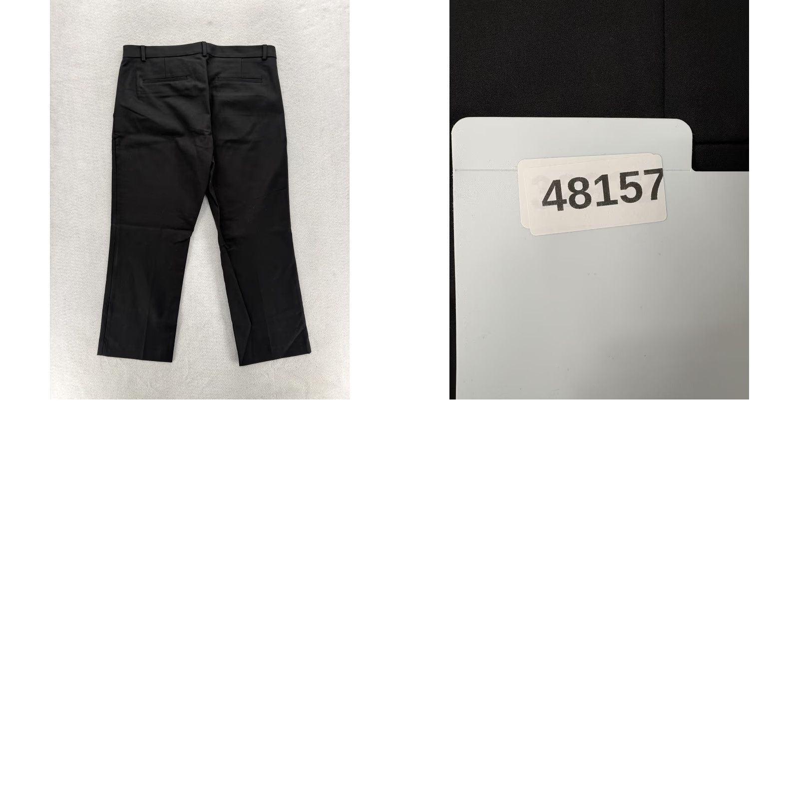 Banana Republic VINTAGE? No. Banana Republic Dress Pants Womens 14 Black Straight Cropped Stretch Work Career - Shirt? Size 36" / US 14 / IT 50 - 9 Thumbnail