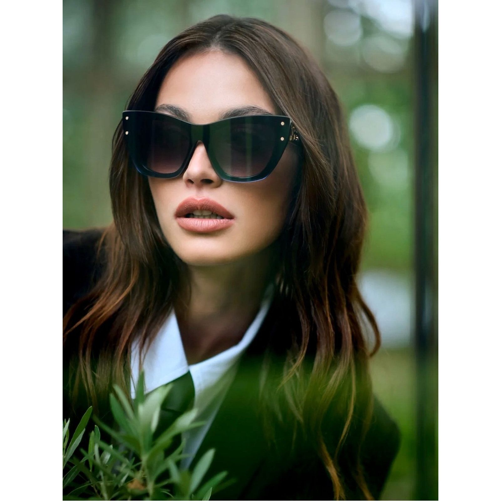 Bugatti New BUGATTI 48L BG Sunglasses Crystal Green Lenses Authentic Size ONE SIZE - 3 Thumbnail