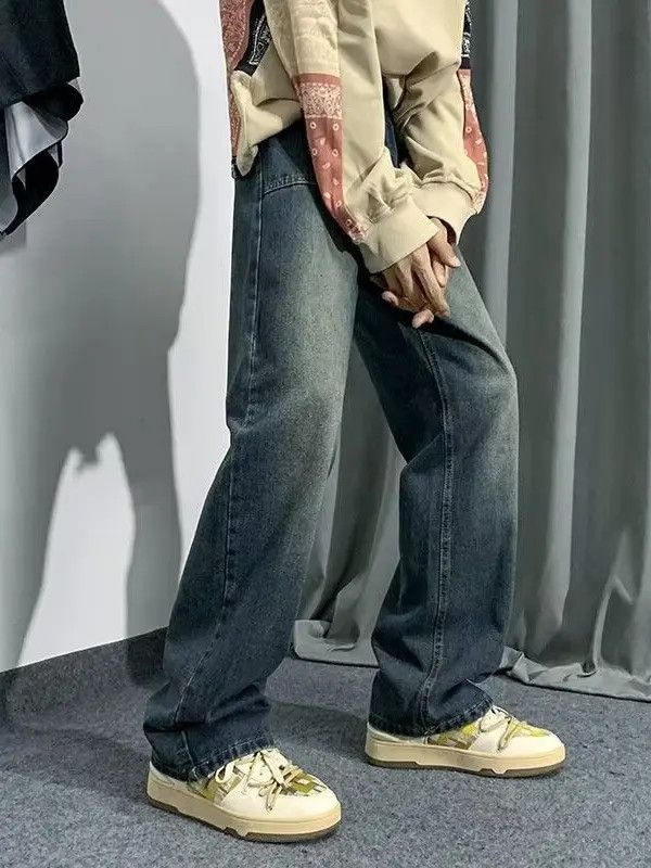 Japanese Brand × Jean Retro loose high street gradient jeans Size US 32 / EU 48 - 3 Thumbnail