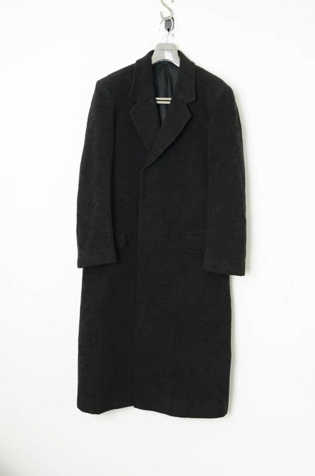 Yohji Yamamoto Yohji Yamamoto AAR Melted Wool Blend Chester Coat Size US M / EU 48-50 / 2 - 1 Thumbnail