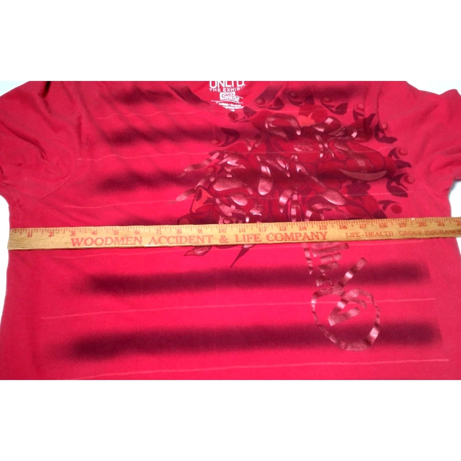 Ecko Unltd. VINTAGE Ecko Unltd The Exhibit Shirt Men 2XL Red Stripe V-Neck Foil Graphic Rhino Logo Graphic Print Shirt Men Size US XXL / EU 58 / 5 - 5 Thumbnail