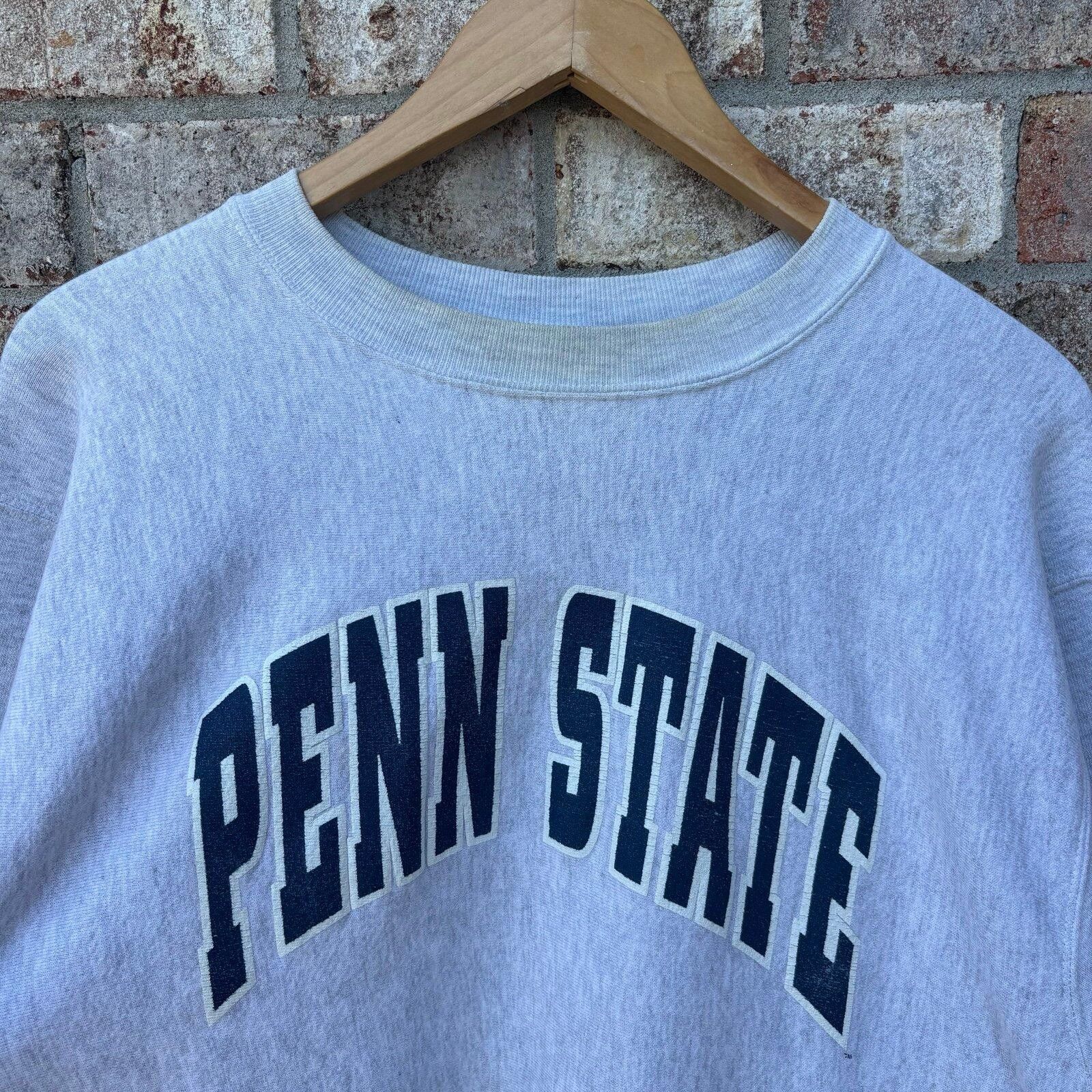 Gildan Vintage 80s Penn state reverse weave sweatshirt Size US L / EU 52-54 / 3 - 4 Thumbnail