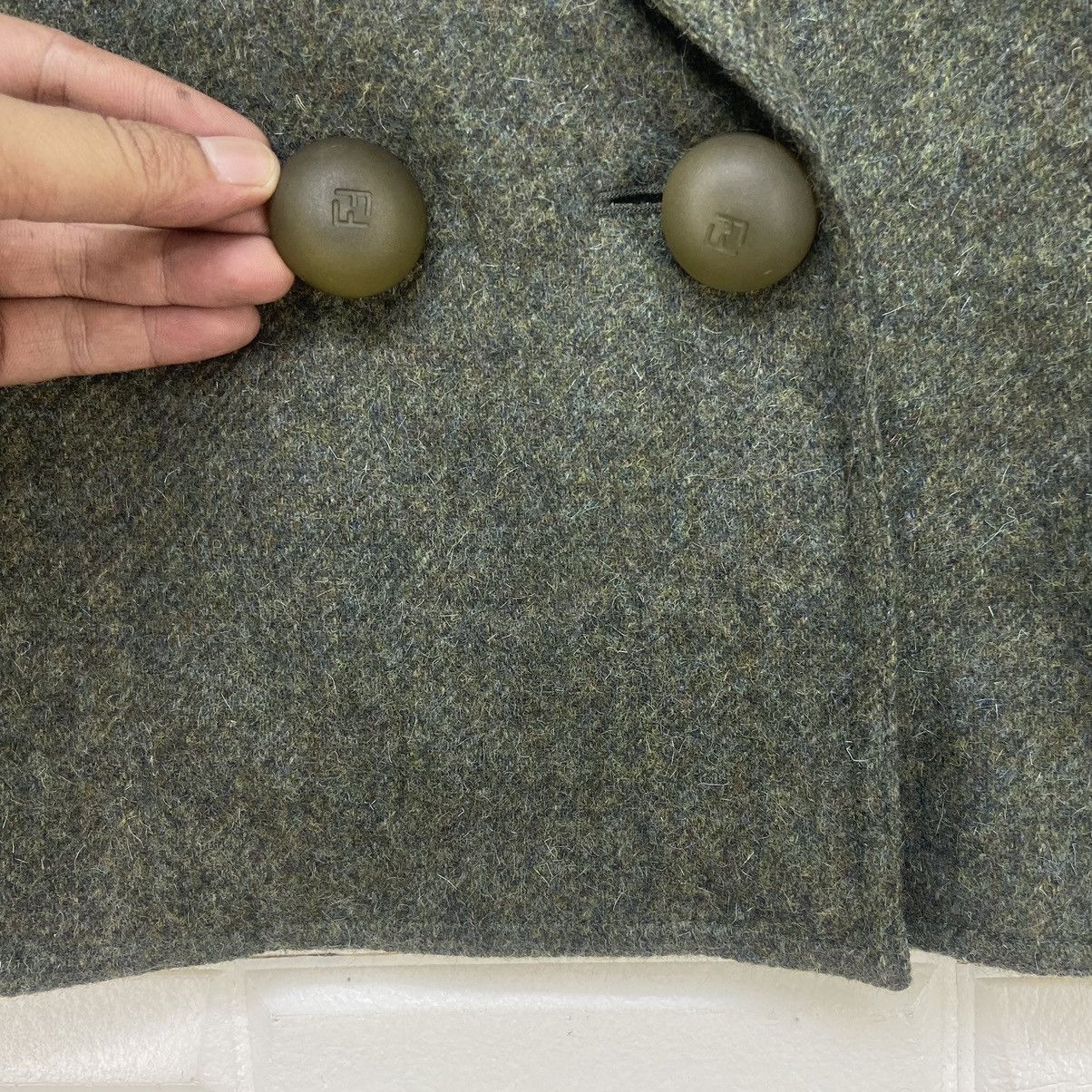 Fendi Vintage Fendi 365 Loose Oversize Mohair Jacket Coat Size M / US 6-8 / IT 42-44 - 15 Thumbnail