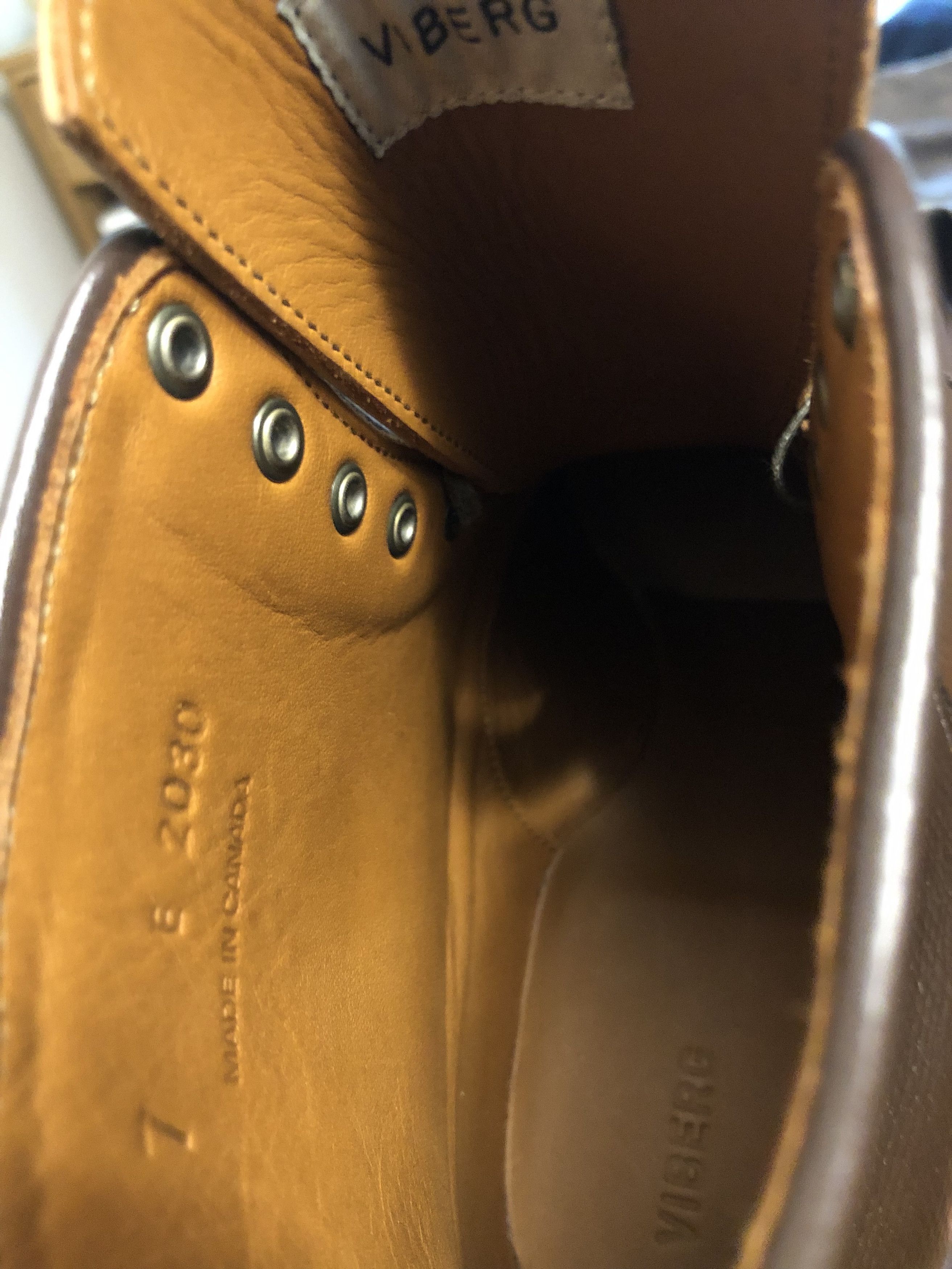 Viberg Armagnac shell cordovan, Halkett Boot, 7E Size US 7 / EU 40 - 5 Thumbnail