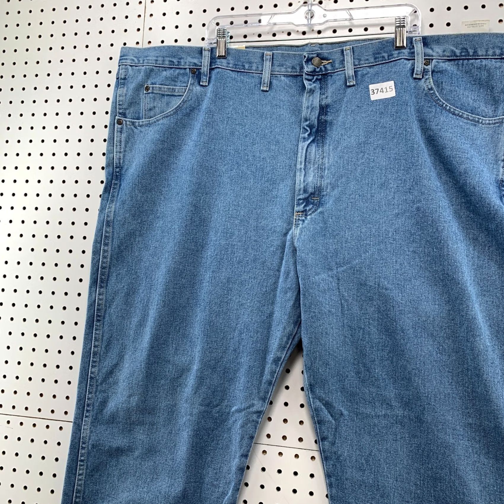 Wrangler Wrangler Rugged Wear Jeans Mens Size 54x30 Light Wash Straight NWT Denim Blue 54 Big & Tall Jeans Mens Size US 38 / EU 54 - 5 Thumbnail