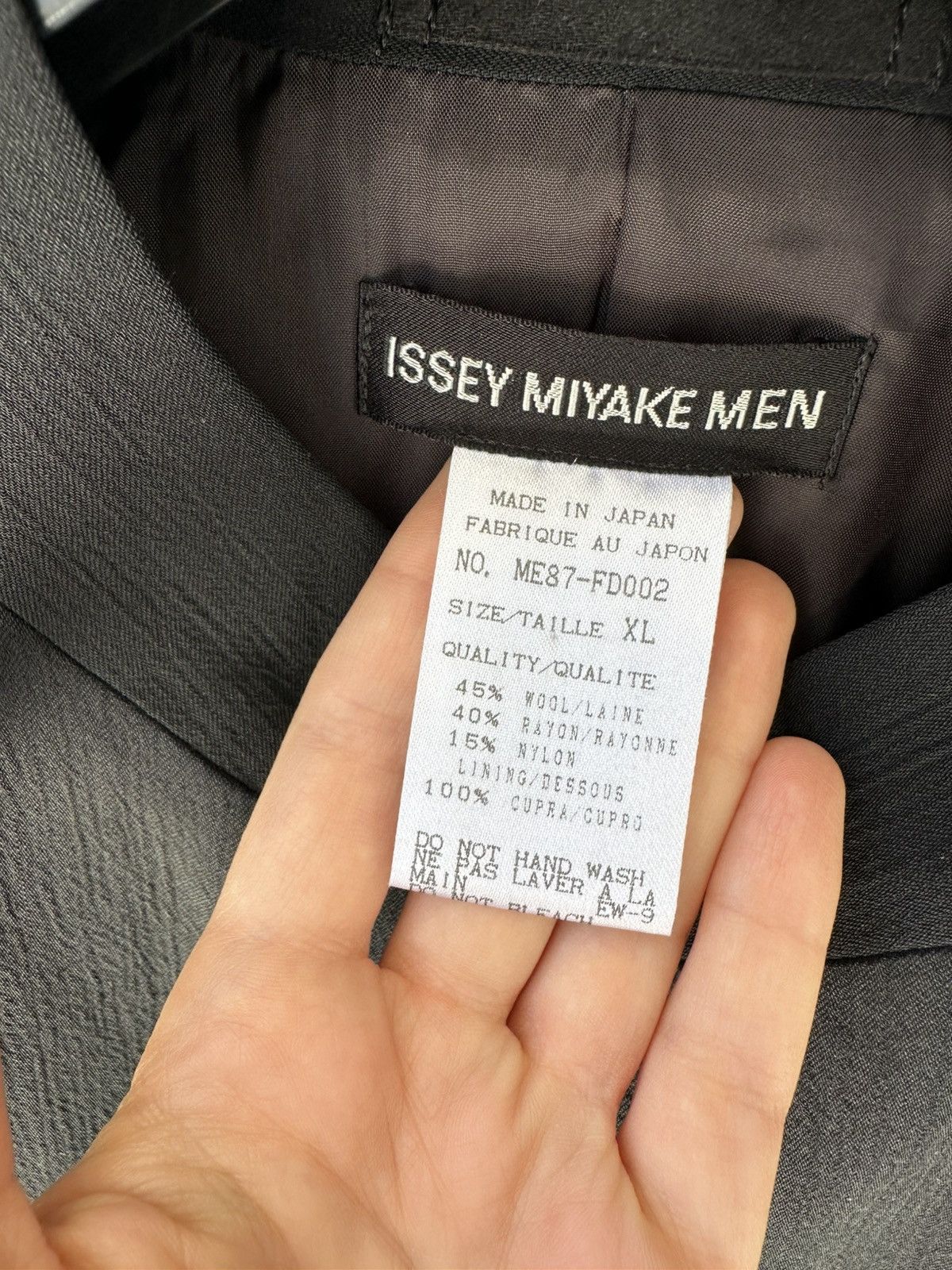 Issey Miyake ISSEY MIYAKE MEN Mao Collar Jacket Blazer Outerwear Size US XL / EU 56 / 4 - 15 Thumbnail