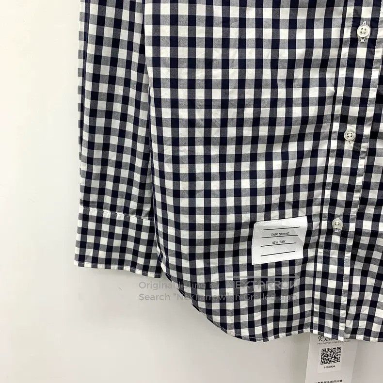 Thom Browne Thom Browne Turn-down single-breasted long-sleeve shirt Size US S / EU 44-46 / 1 - 4 Thumbnail