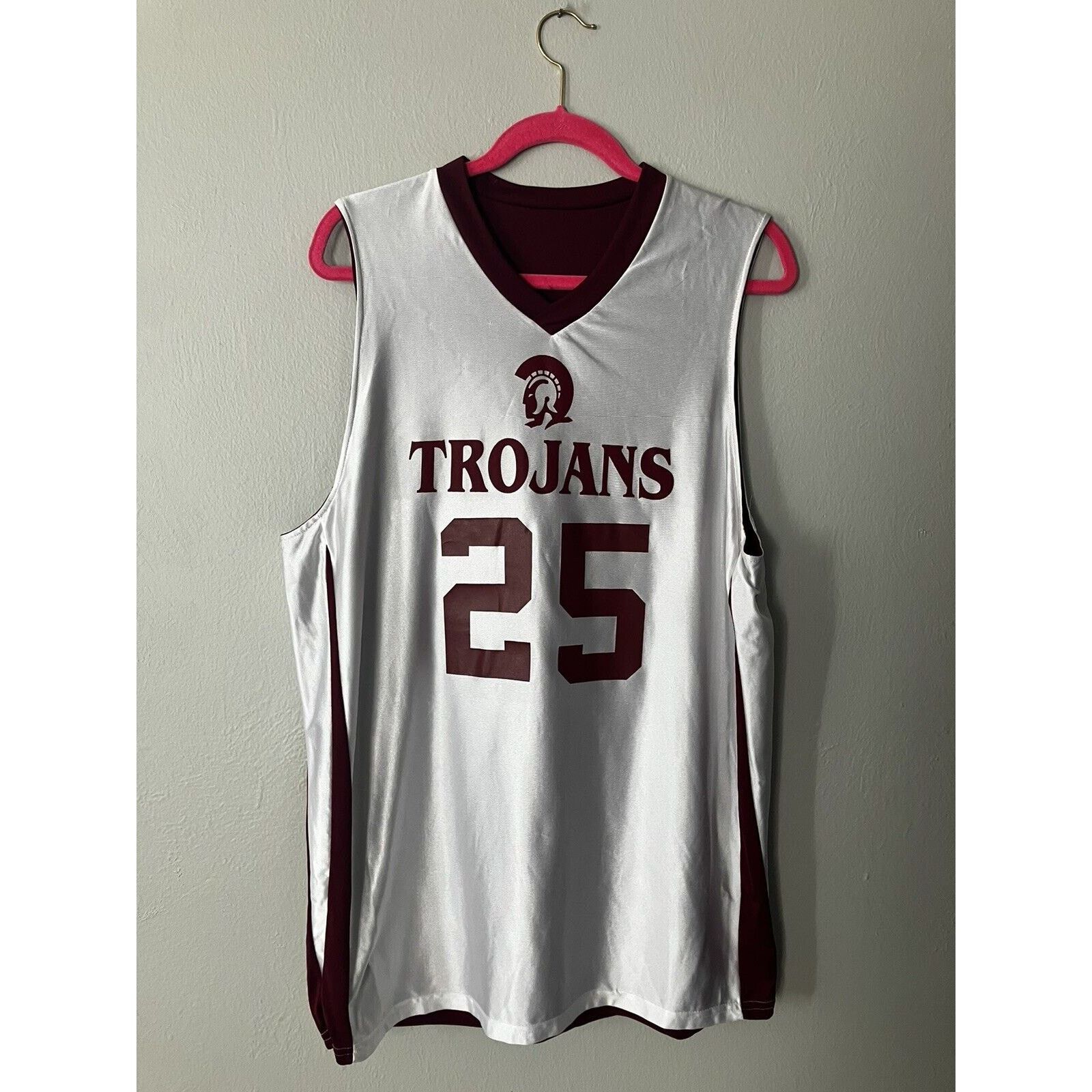 Nike Trojans College Basketball #25 Jersey Size L REVERSABLE Size US L / EU 52-54 / 3 - 1 Thumbnail