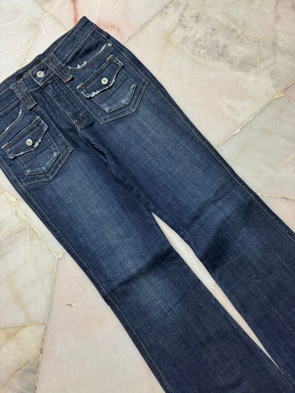 Japanese Brand VINTAGE 2000s 00-LA-LA BUSHPANTS BELL BOTTOM Size US 26 / EU 42 - 7 Thumbnail
