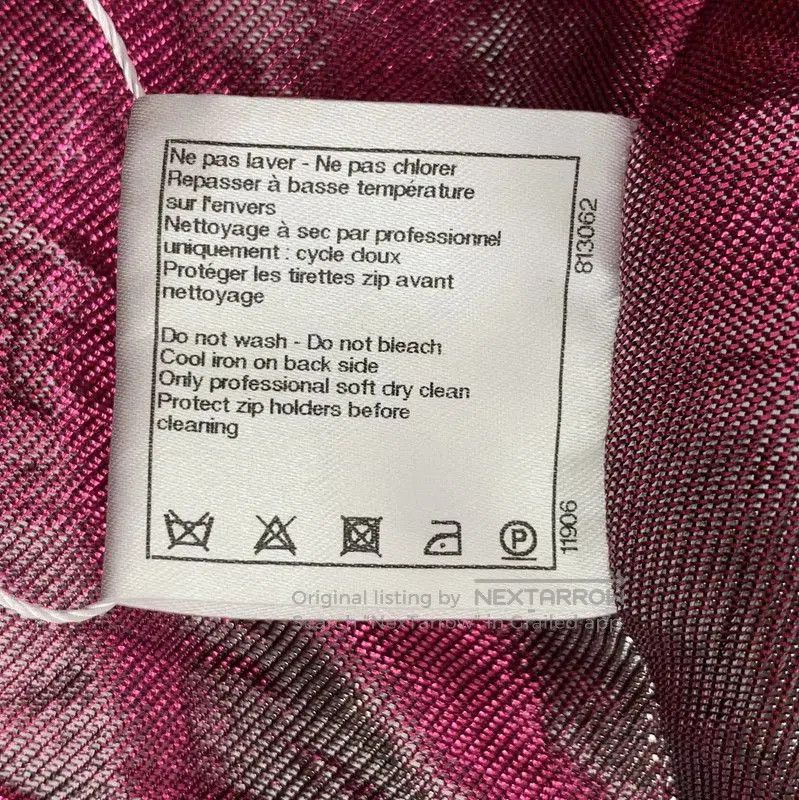 Chanel Chanel Silver Silk Women's Jacket . Size S / US 4 / IT 40 - 6 Thumbnail