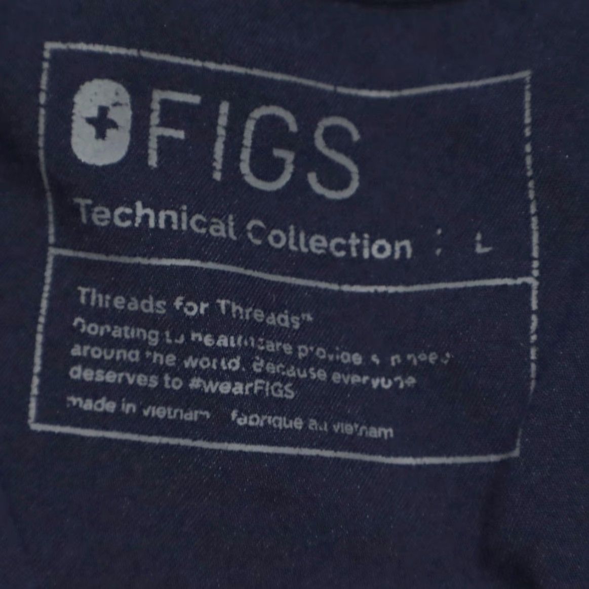 Vintage Figs Casma Three Pocket Scrub Shirt V-Neck Navy Women's L Size L / US 10 / IT 46 - 5 Thumbnail