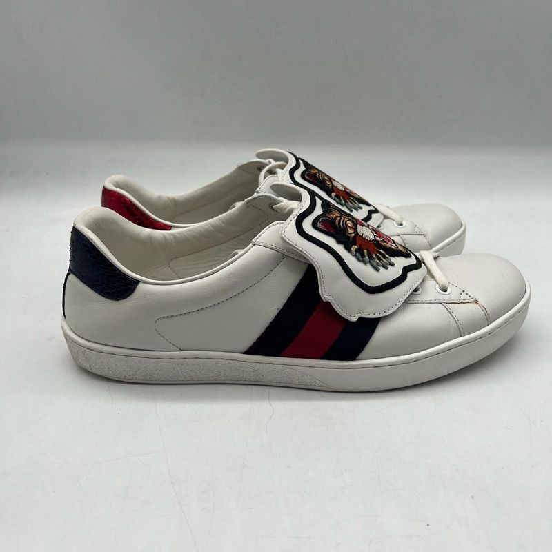 Gucci Gucci Ace Leather Low-Top Sneakers for Men - Size US 8.5 / EU 41-42 - 4 Thumbnail