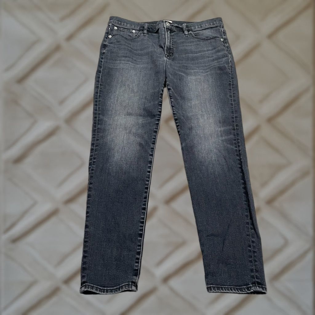 J.Crew J.Crew Jeans Main Selling Point Bonded Skinny Denim 9" Toothpick Womens 32 Black Washed Stretch Size 24" / US 00 / IT 34 - 1 Thumbnail