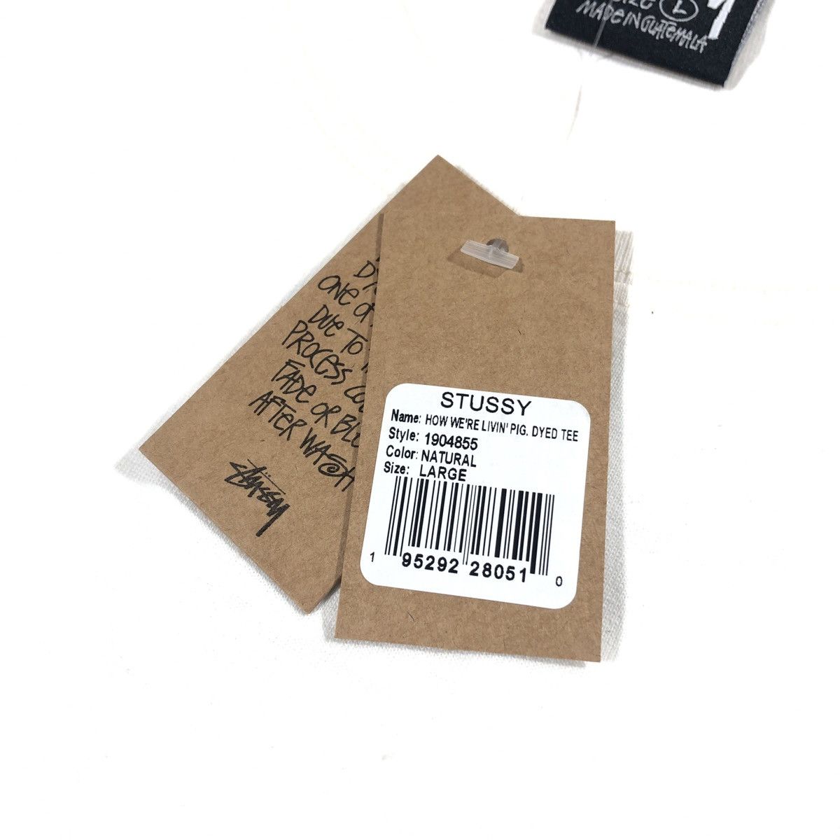 Stussy × Vintage Stussy How We're Livin Tee Size US L / EU 52-54 / 3 - 7 Thumbnail