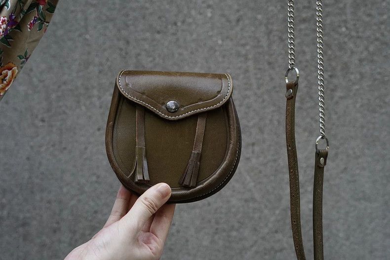Kenzo KENZO size os Brown calfskin mini waist bag Size ONE SIZE - 1 Thumbnail