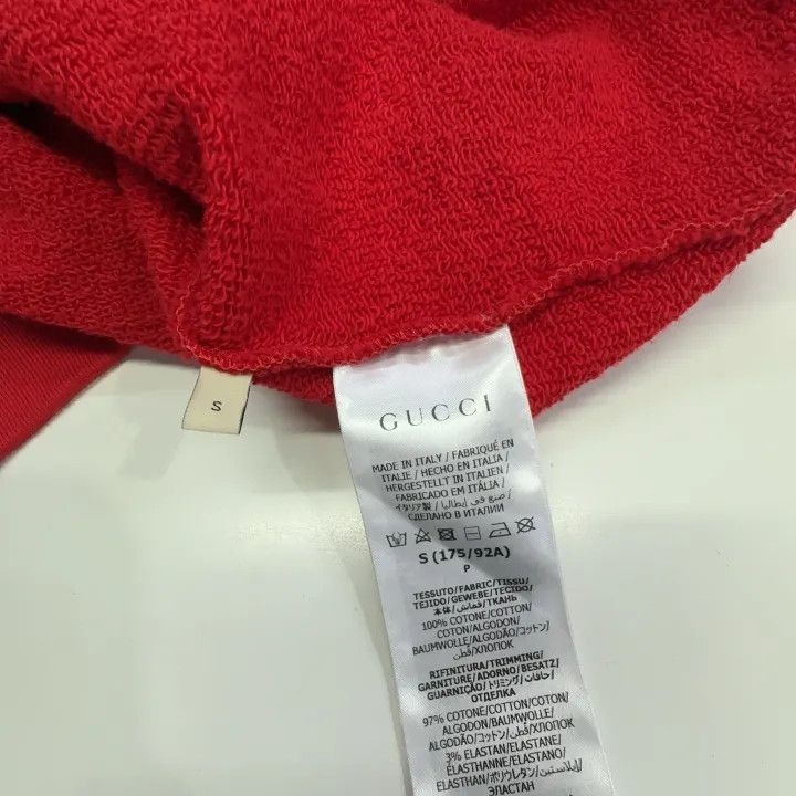Gucci Gucci Gucci Red Cartoon Graphic Short Sleeve Polo -2506 Size US S / EU 44-46 / 1 - 4 Thumbnail