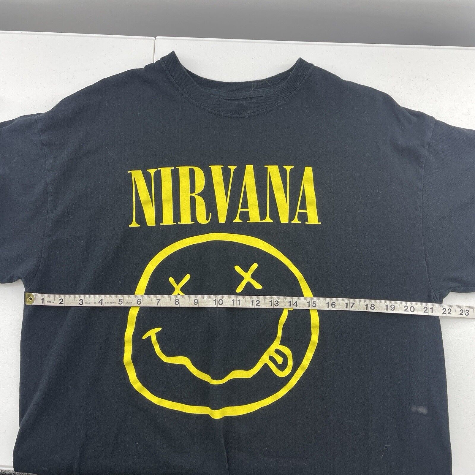 Nirvana NIRVANA Band Shirt Mens XL Black 90s Grunge Graphic Tee Y2K Size US XL / EU 56 / 4 - 6 Thumbnail