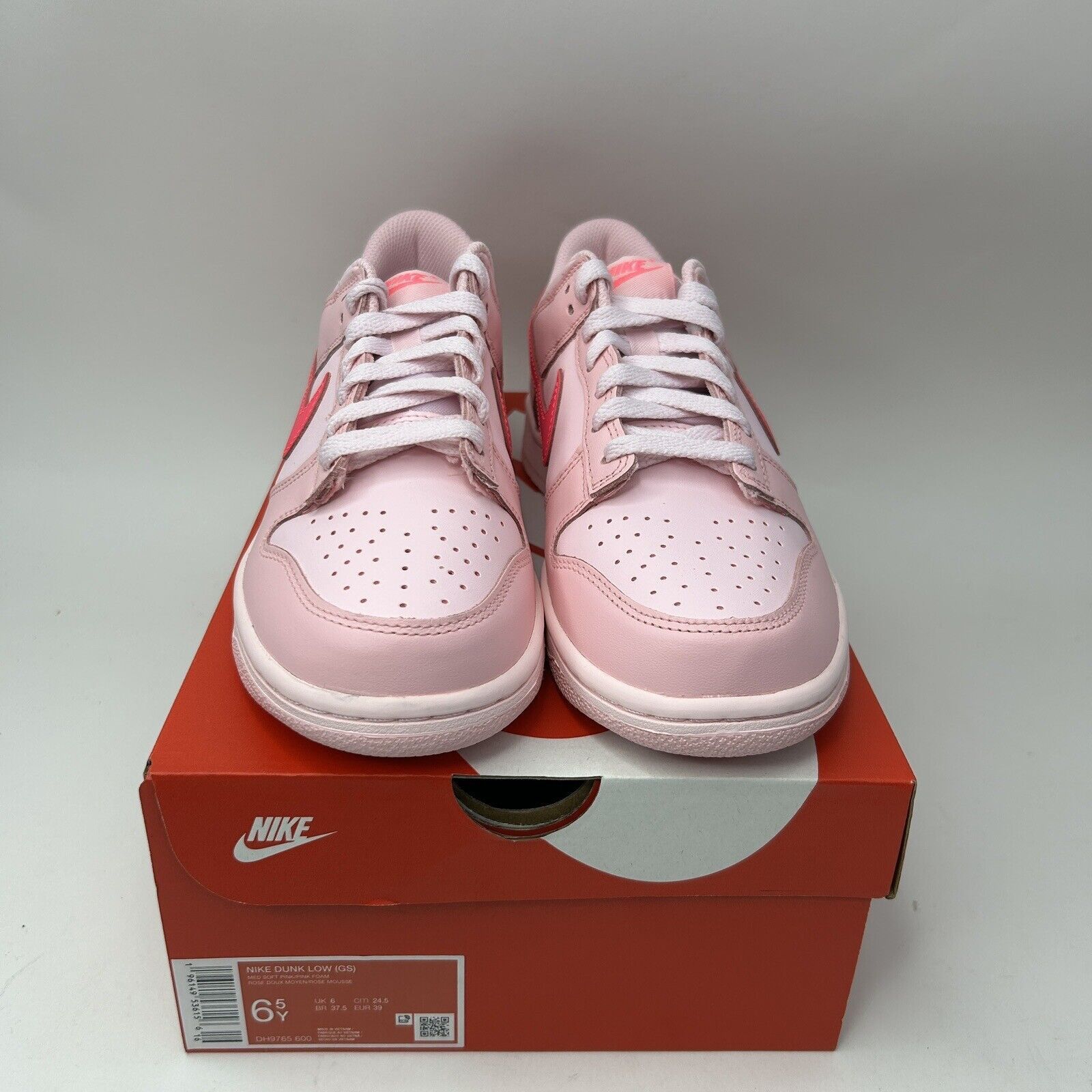 Nike Nike Dunk Low GS “Triple Pink/Pink Panther” 2023 Size US 8 / IT 38 - 2 Thumbnail
