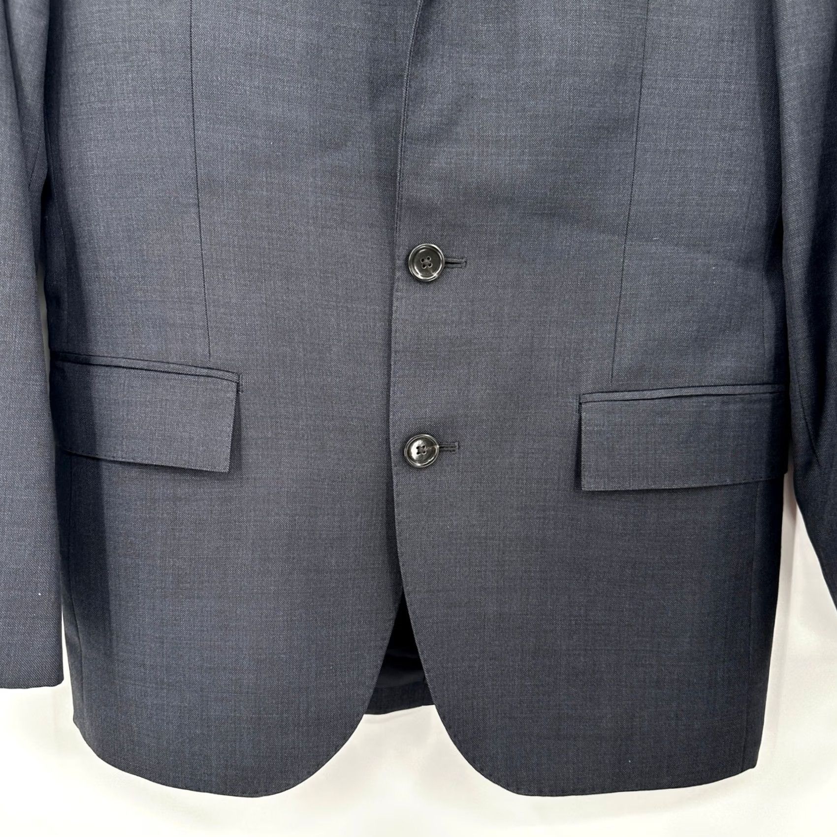 J.Crew J. Crew Ludlow Tollegno 1900 Wool Blend Italian Suit Blazer Men 36S Gray Jacket Coat 2 Piece Slim Notch Lapel Two-Button Formal Business Mens Size 36R - 3 Thumbnail