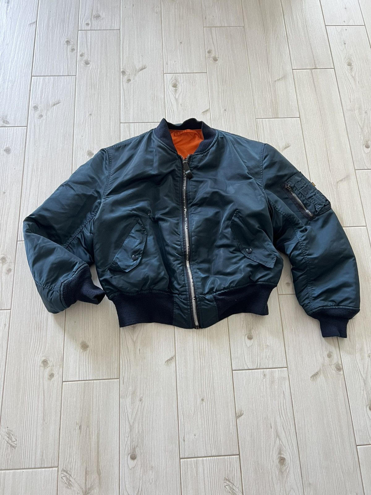 Alpha Industries Alpha Industries Reversible Bomber Jacket Size US XL / EU 56 / 4 - 7 Thumbnail