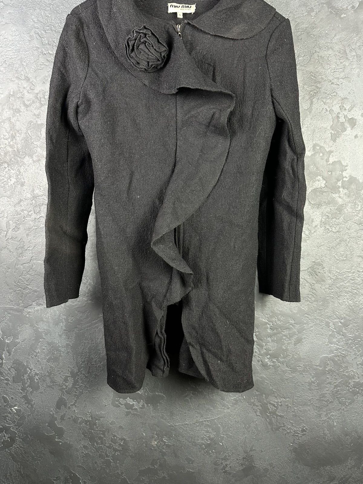 Miu Miu × Vintage Vintage Miu Miu Wool Jacket Size M / US 6-8 / IT 42-44 - 4 Thumbnail