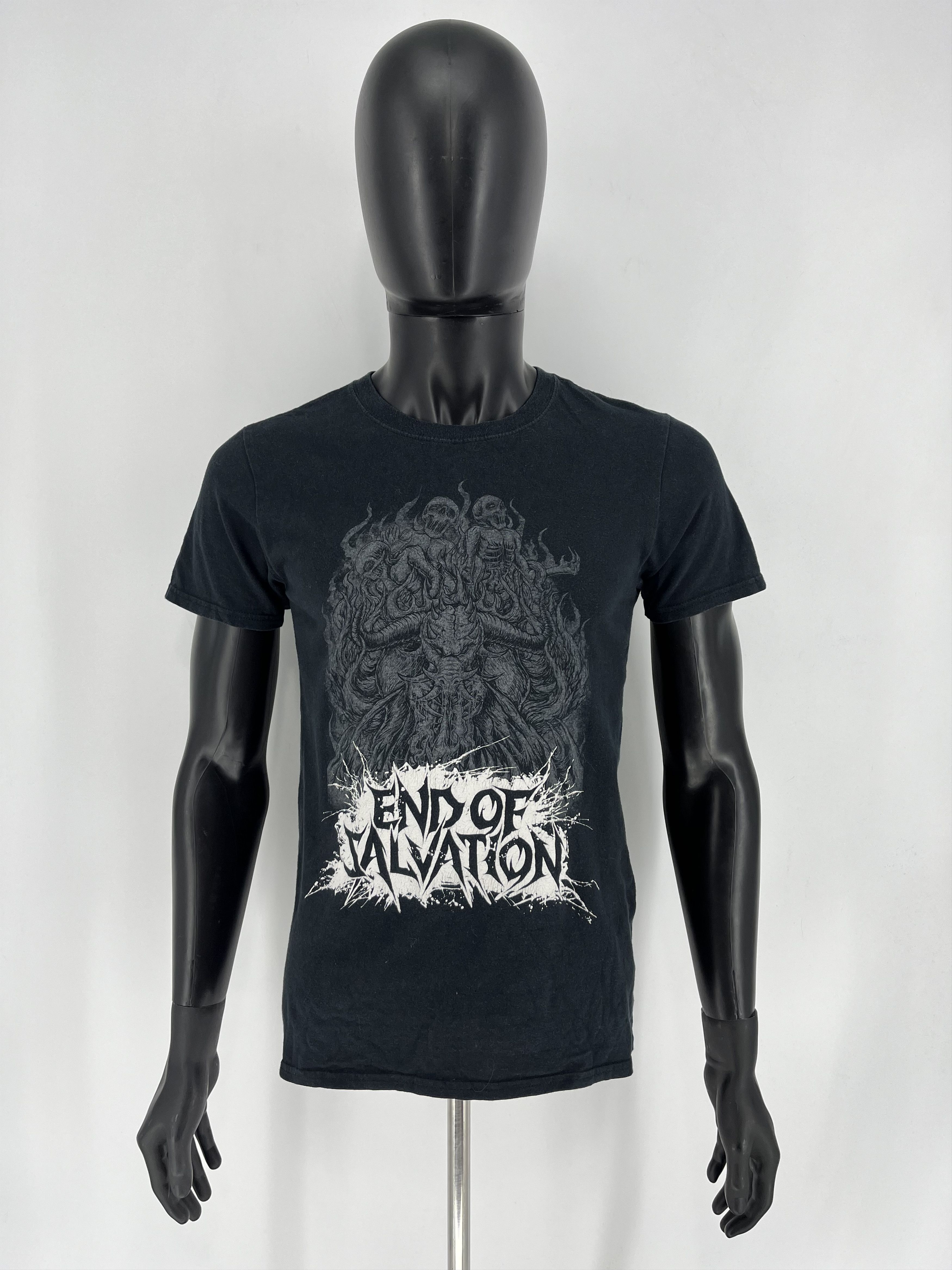Band Tees × Vintage Vintage Y2k Washed AvantGarde Tribal Tee END OF SALVATION Size US S / EU 44-46 / 1 - 2 Thumbnail