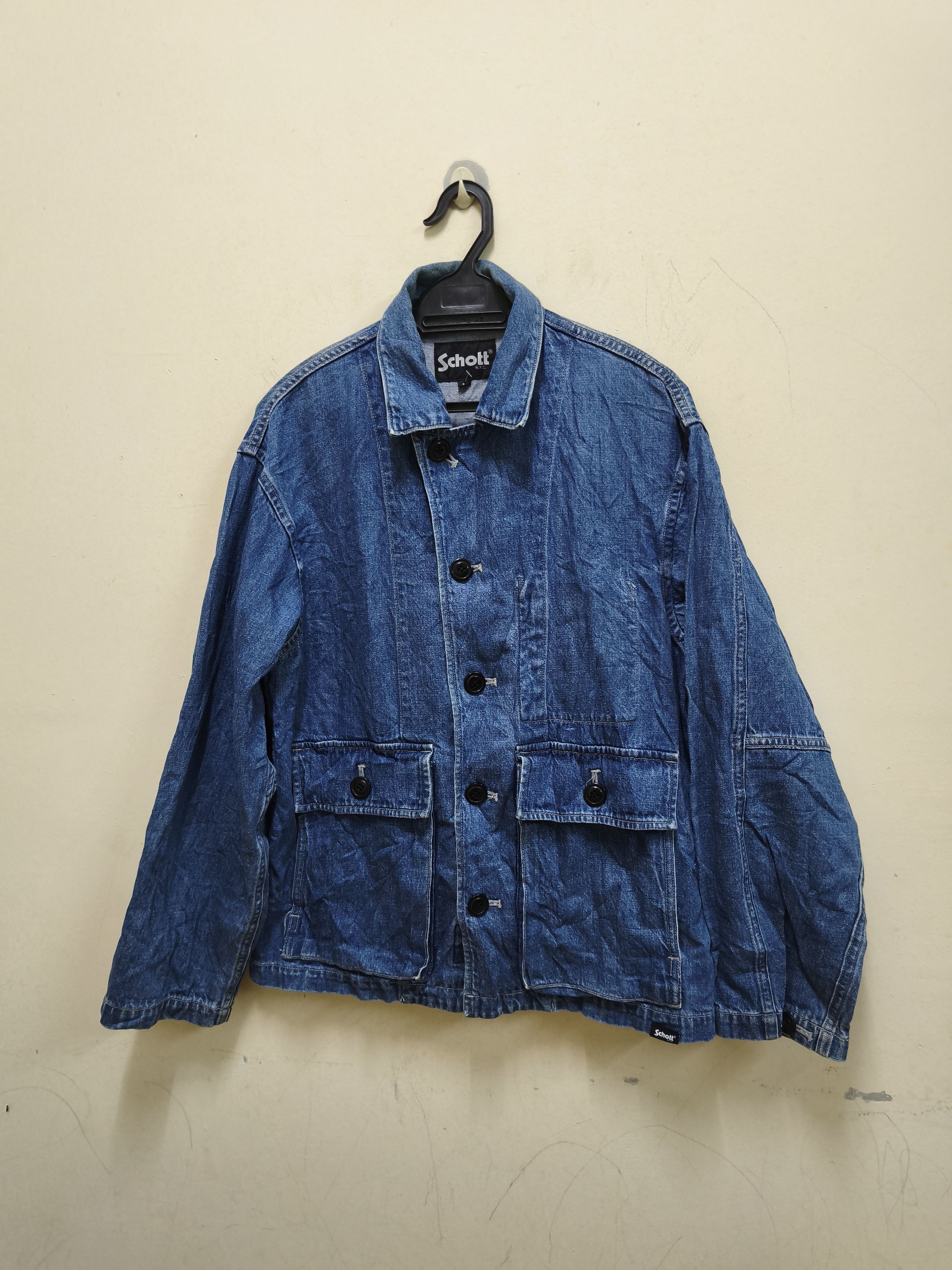 Schott Schott NYC Nep Denim Jacket Size US M / EU 48-50 / 2 - 1 Thumbnail