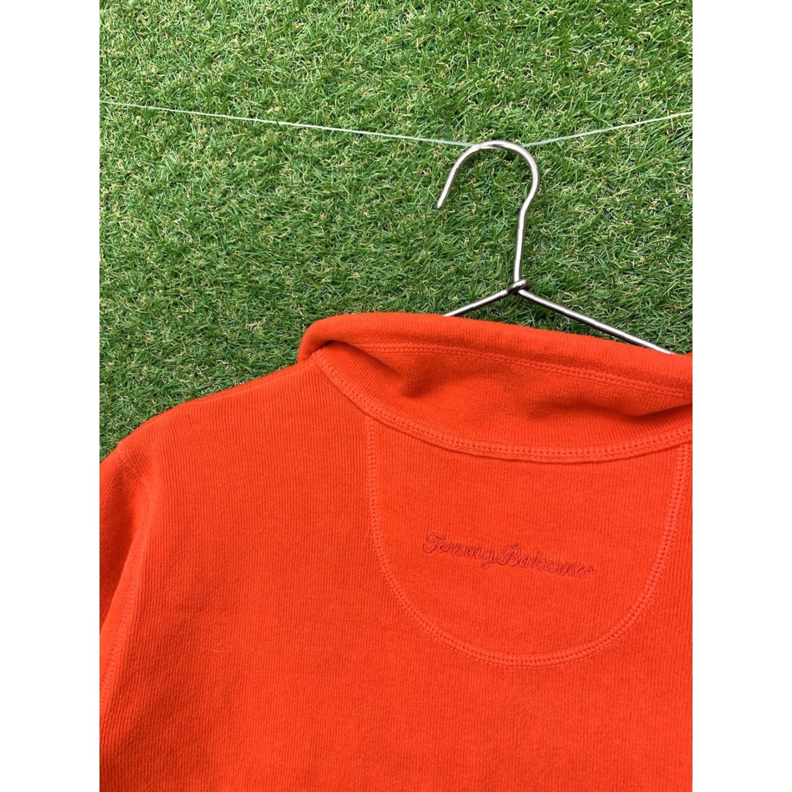 Tommy Bahama Tommy Bahama Sweatshirt Mens Large Orange 1/4 Zip Pullover Reversible Flipsider Size US L / EU 52-54 / 3 - 3 Thumbnail