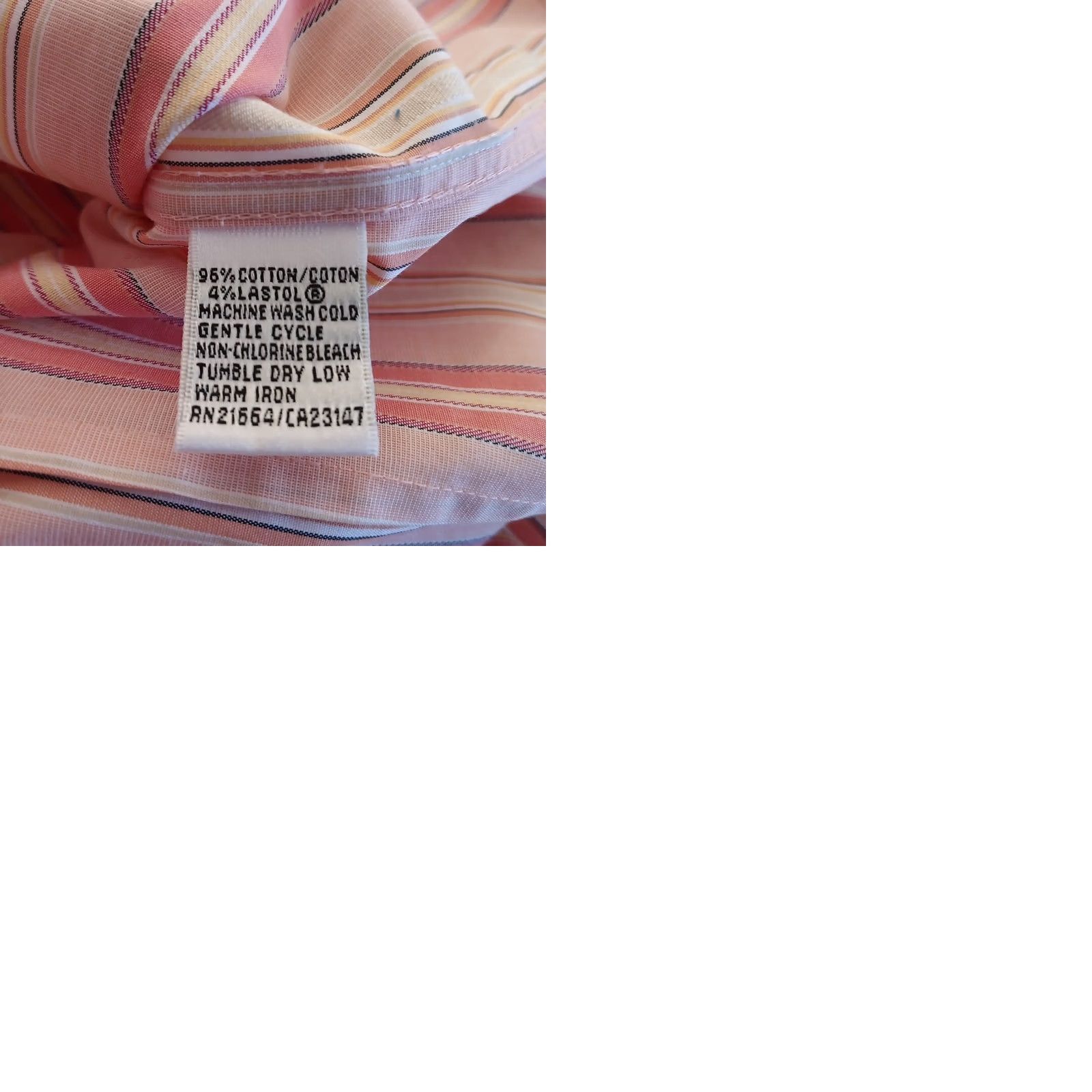 Talbots Talbots Shirt Petites Womens 12P Pink Striped Long Sleeve Button Up Womens Mens? Size XL / US 12-14 / IT 48-50 - 9 Thumbnail