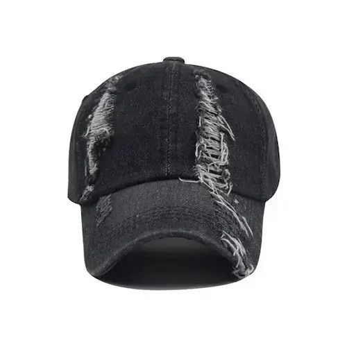 Japanese Brand Distressed Baseball Cap Size ONE SIZE - 2 Thumbnail